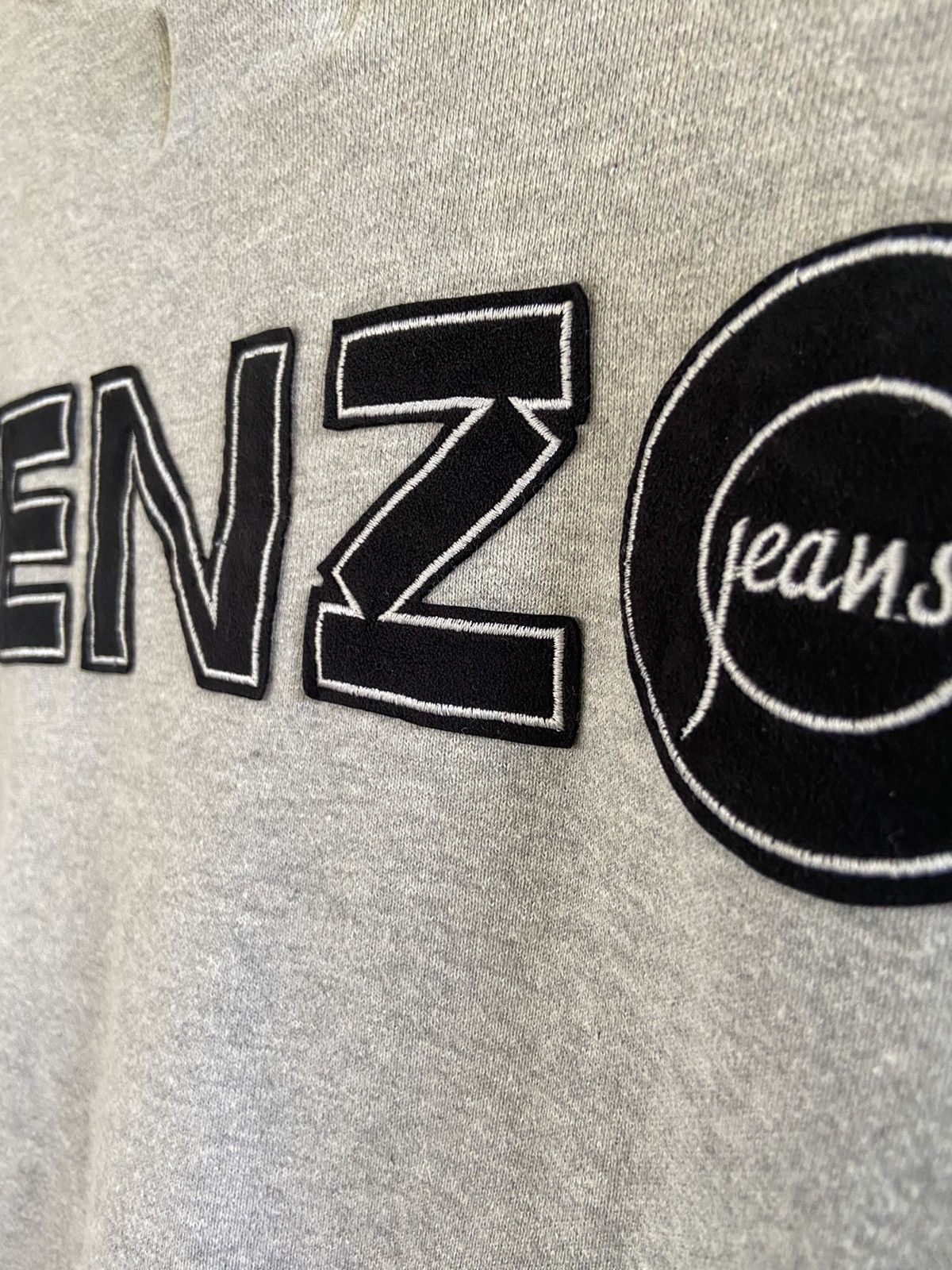 Kenzo Jeans Big Logo Embroidered Crewneck Sweatshirt - 3