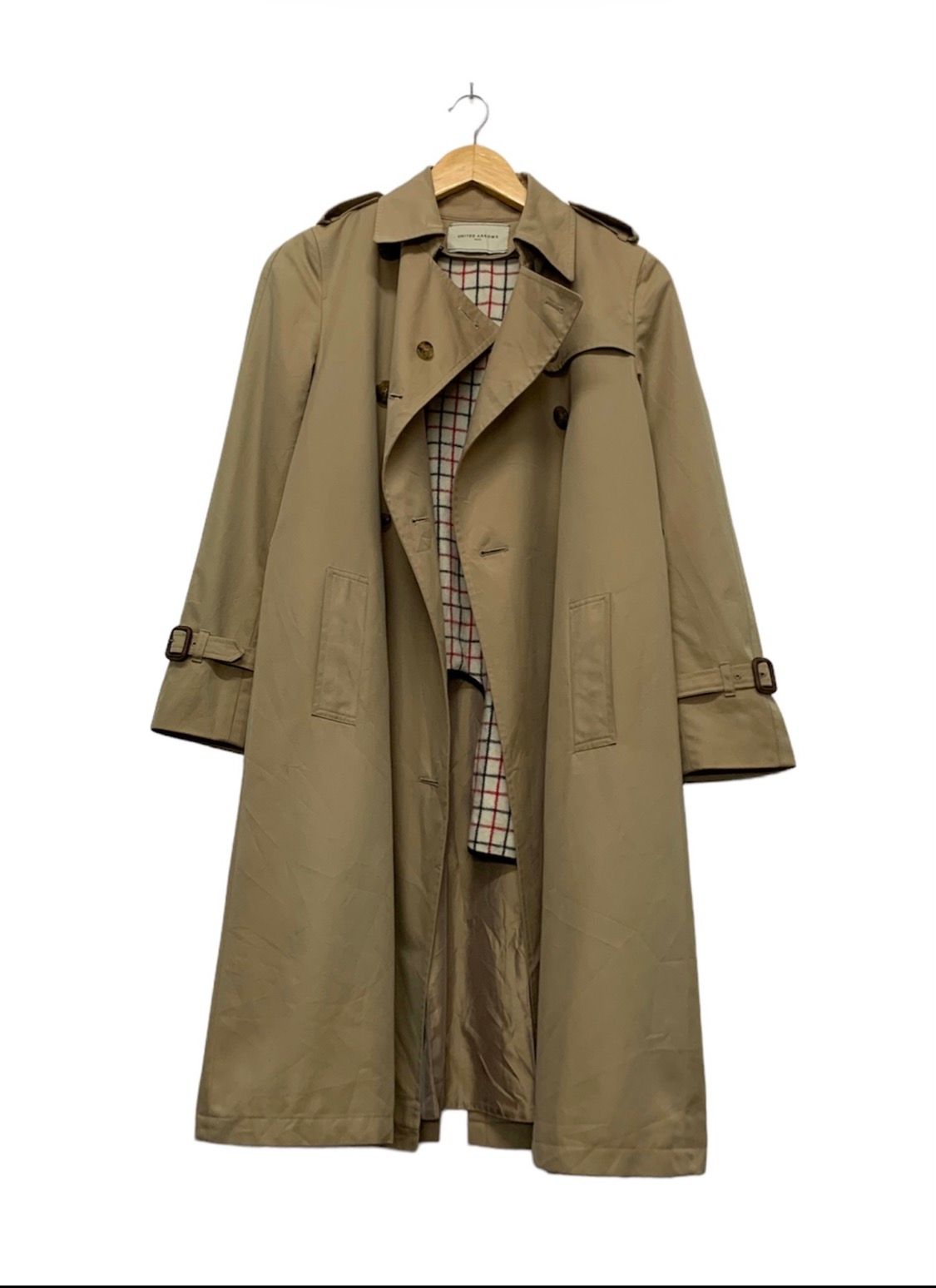 United Arrows Tokyo Trench Double Lining Coat Long Jacket - 1