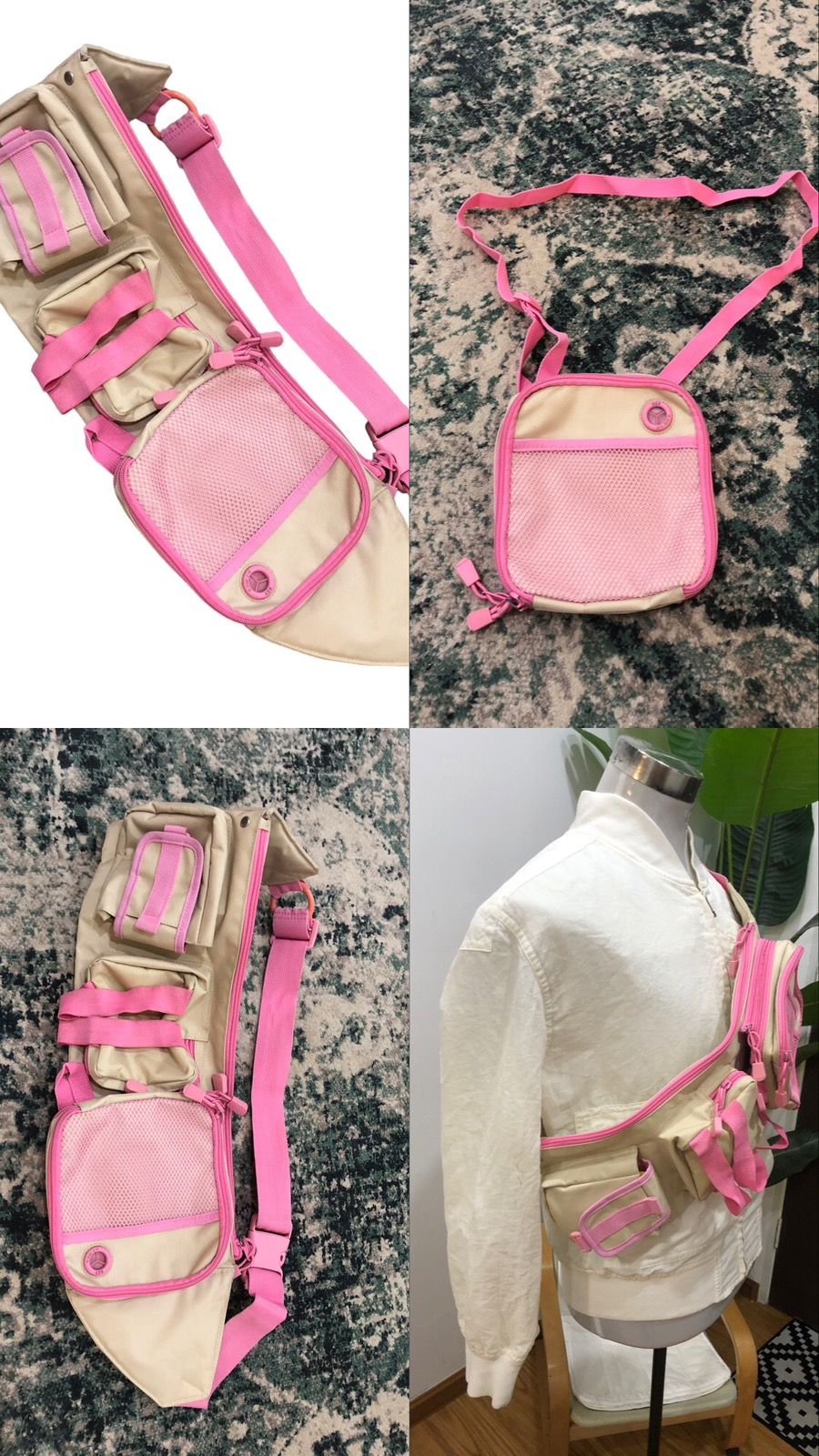 Vintage - AW2003 GAP Pink Hybrid Crossbody Bag & Sling Bag - 1