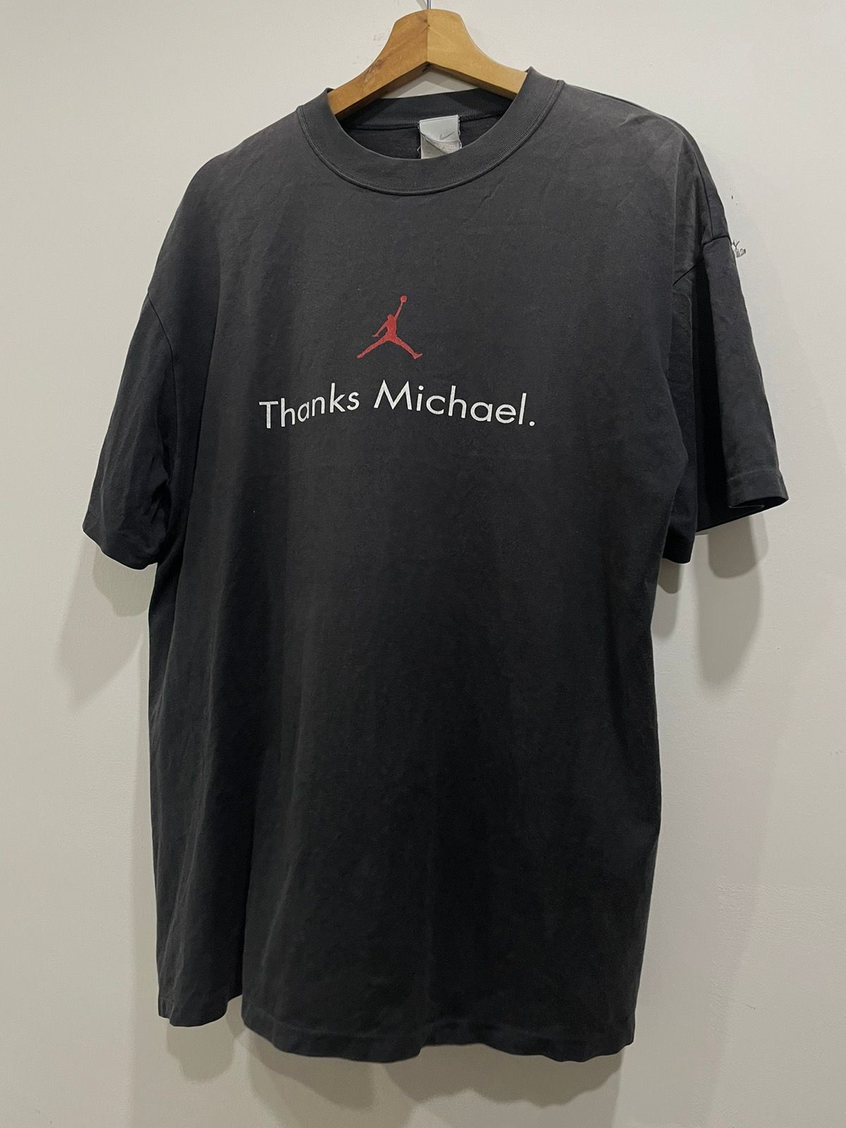Vintage 90s Nike Thanks Micheal MVP Jordan T-Shirt - 11