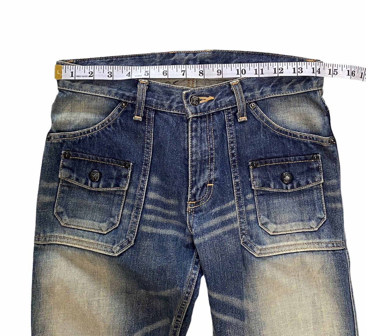 Lee - Union Made by Lee Bush Pants Distressed Denim Made in Japan - 18