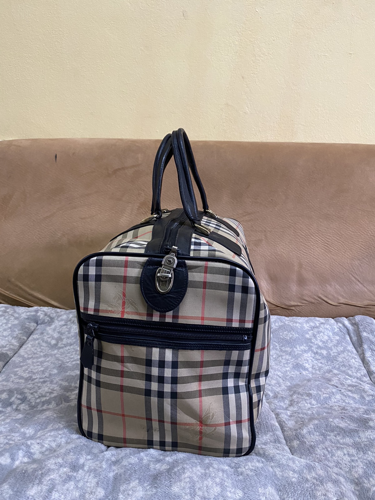 Steals💥 Burberry Leather Travel Bag - 7