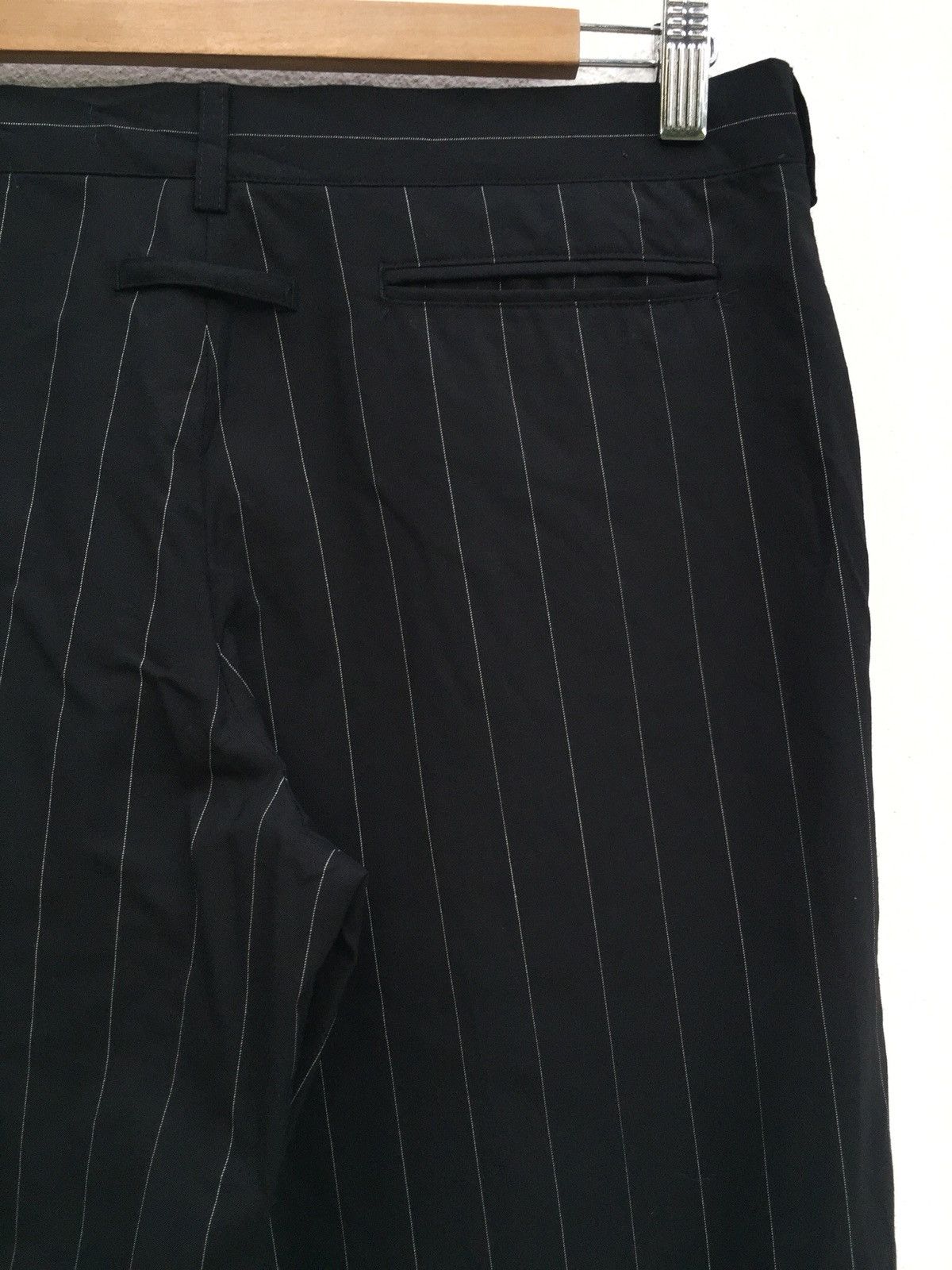 OG 90s Jean Paul Gaultier Striped Wide Leg Pants - 5