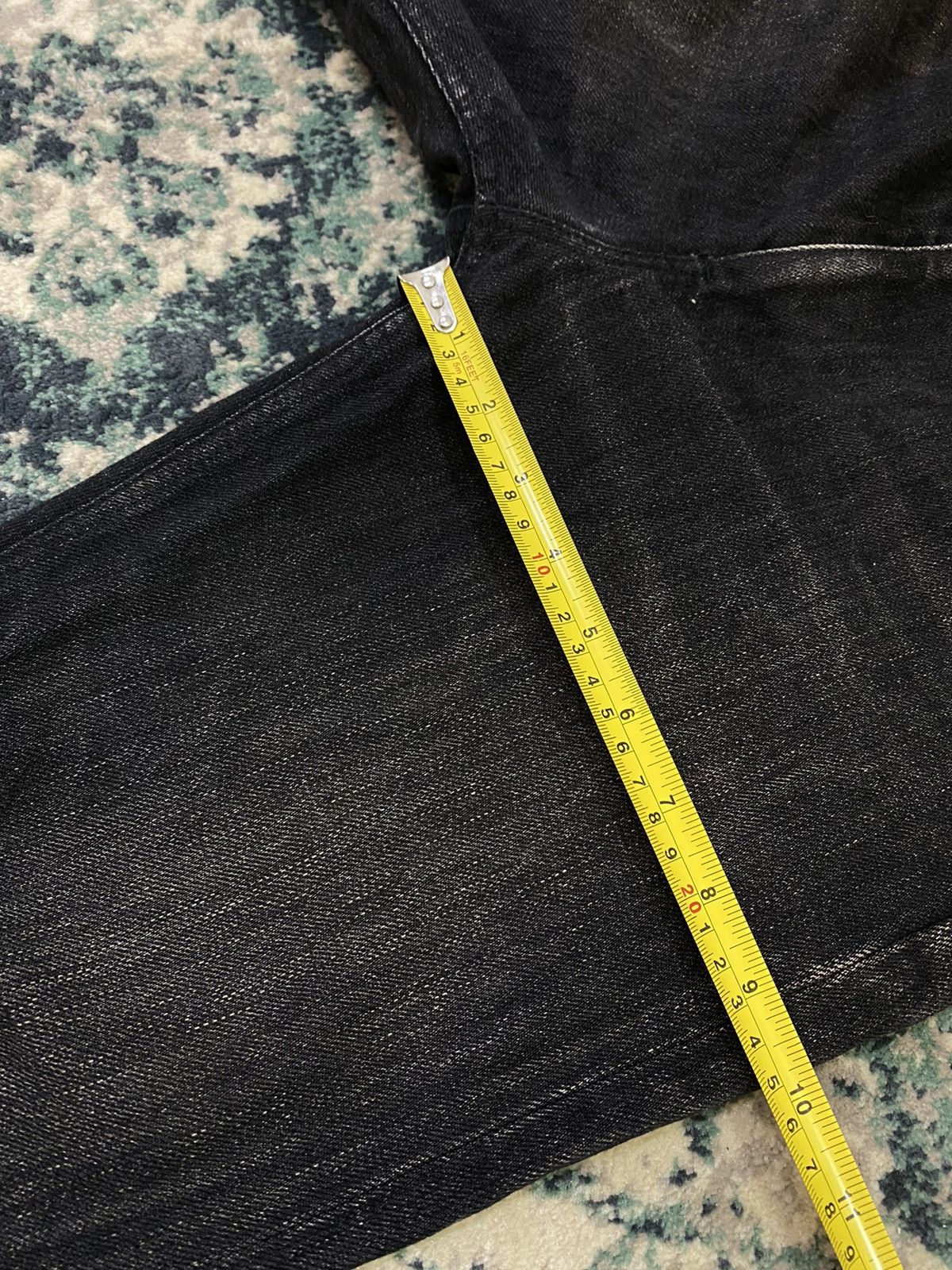 Lemaire Black Leather Lining Pocket Jeans - 17