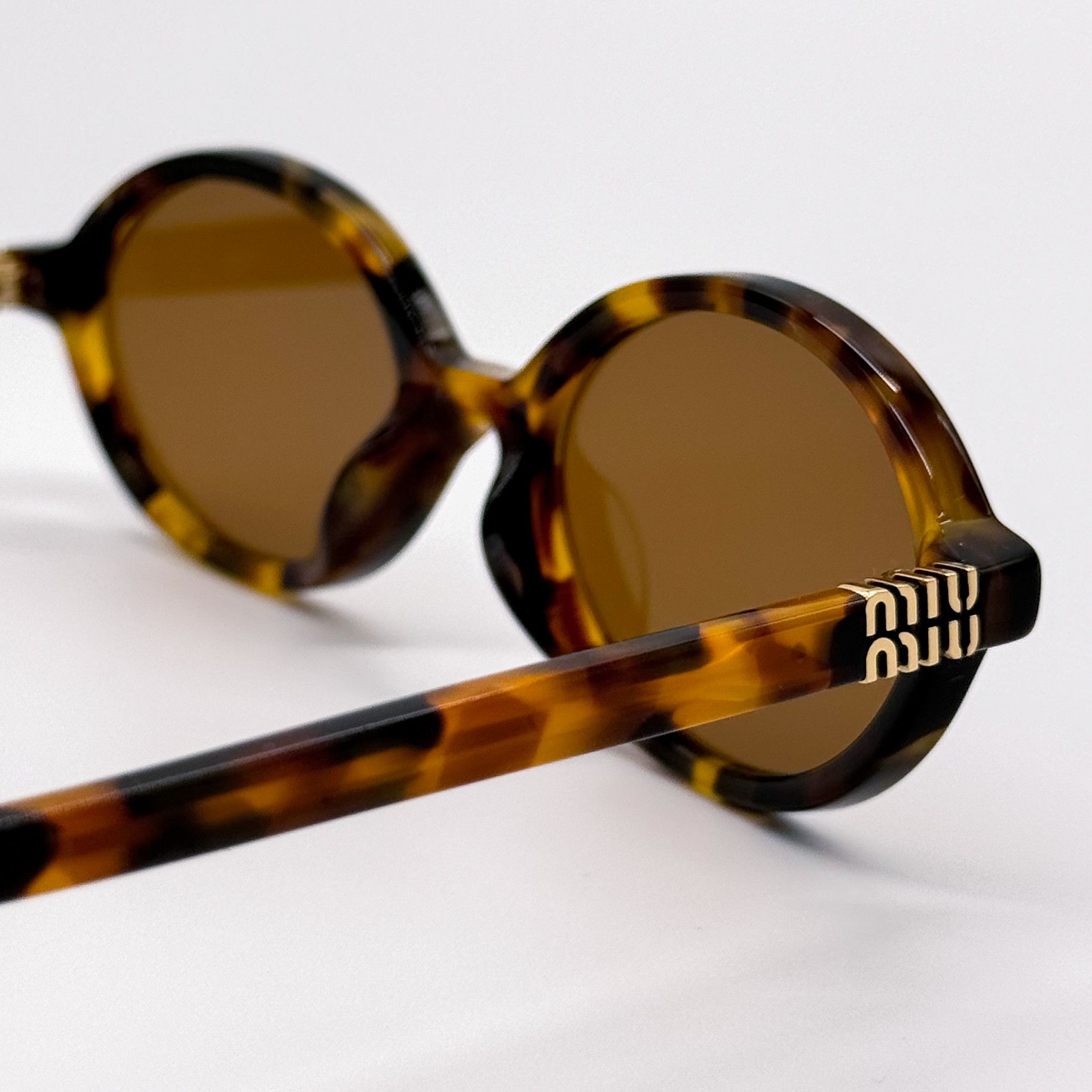 NEW MIU MIU SMU 04Z 19P2Z1 BROWN SUNGLASSES MU04ZS 19P2Z1 - 8