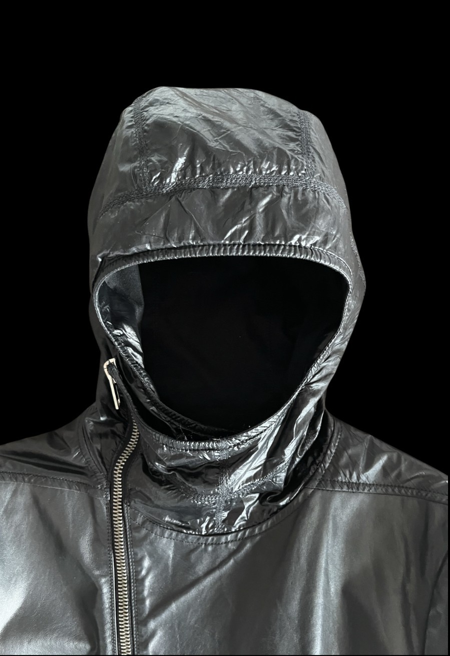 Mainline Hooded Jacket (lamb/nylon/cotton) - 1