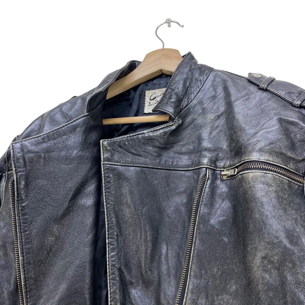 Vintage Genuine Leather Jacket Made In Turkey - 3