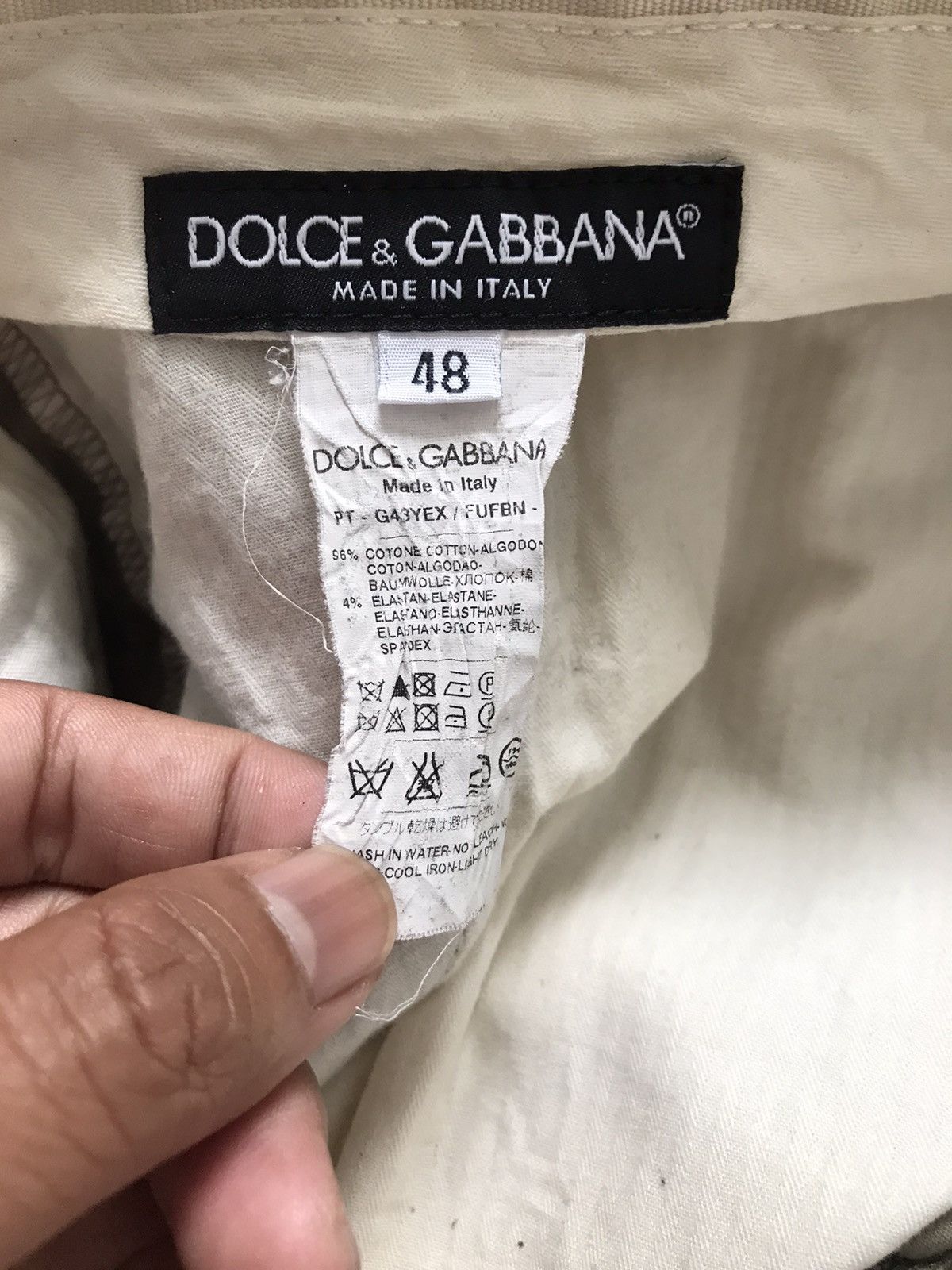 DOLCE & GABBANA SIDE TAPE TROUSER PANTS - 7