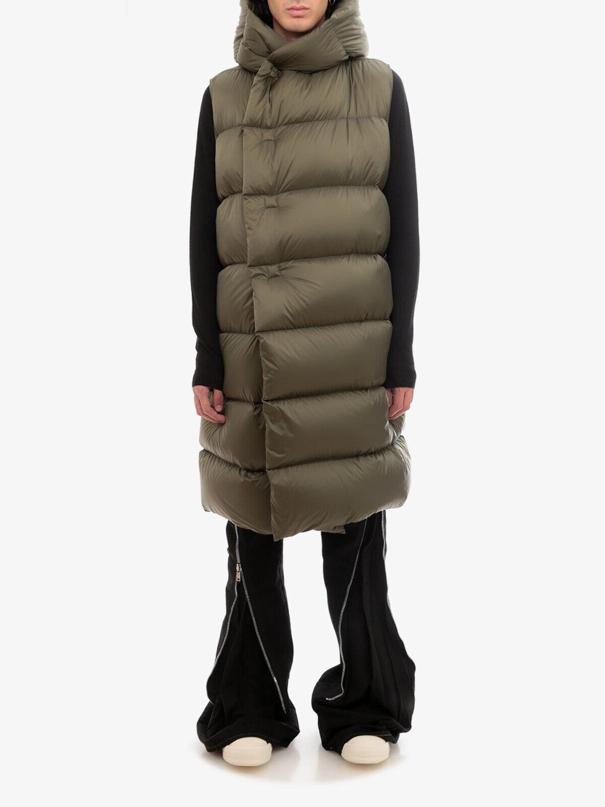 BNWT Rick Owens Sleeveless Hooded Goose Down Jacket, 2100$ - 3