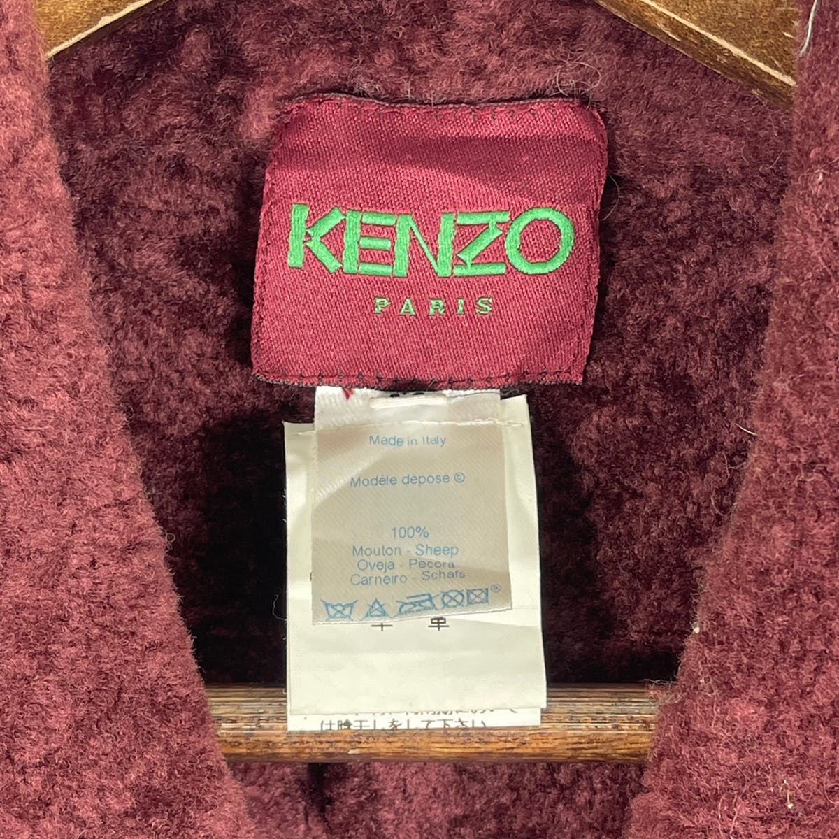 Kenzo Paris Shearling Coat Jacket Sheepskin - 17