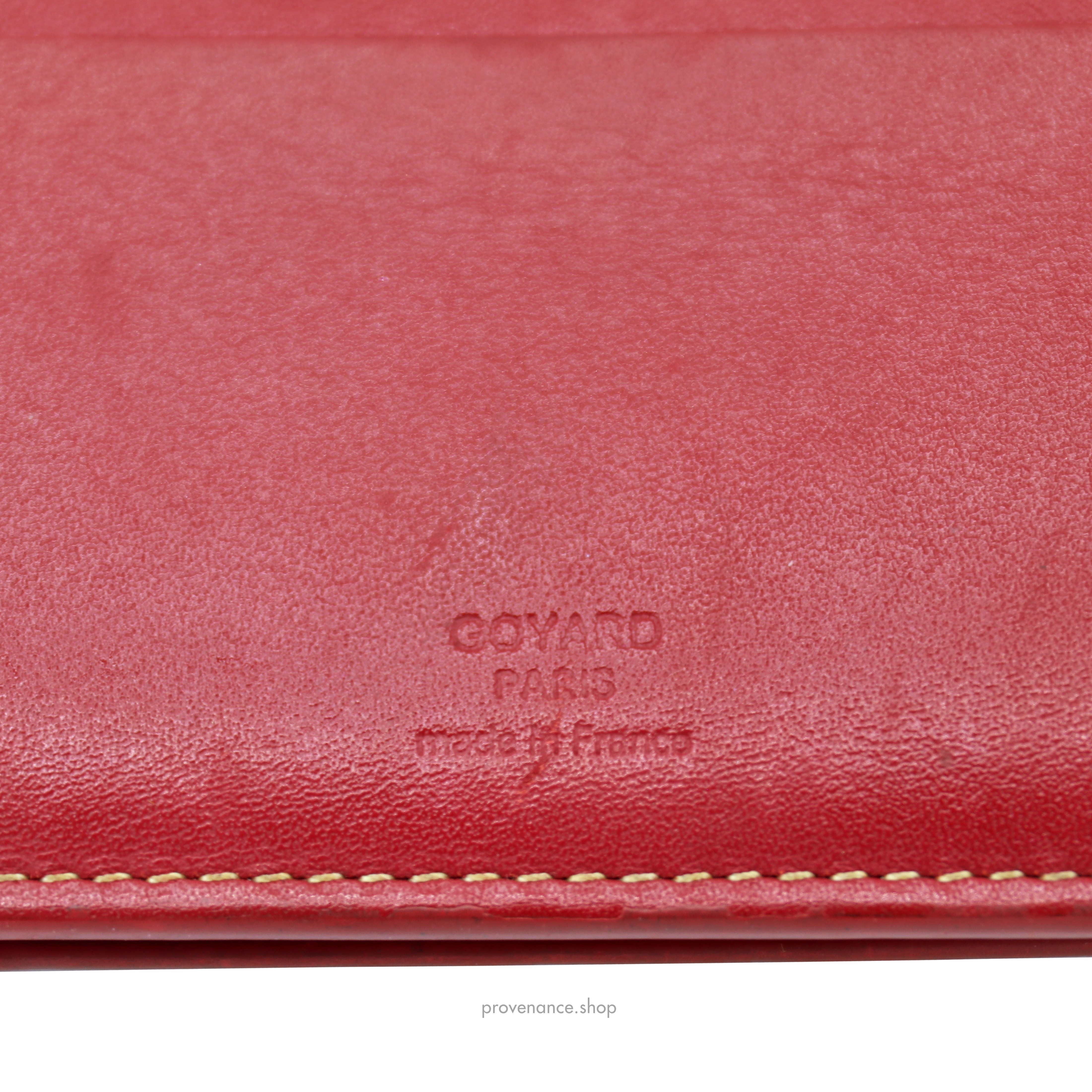 Richelieu Long Wallet - Red Goyardine - 7