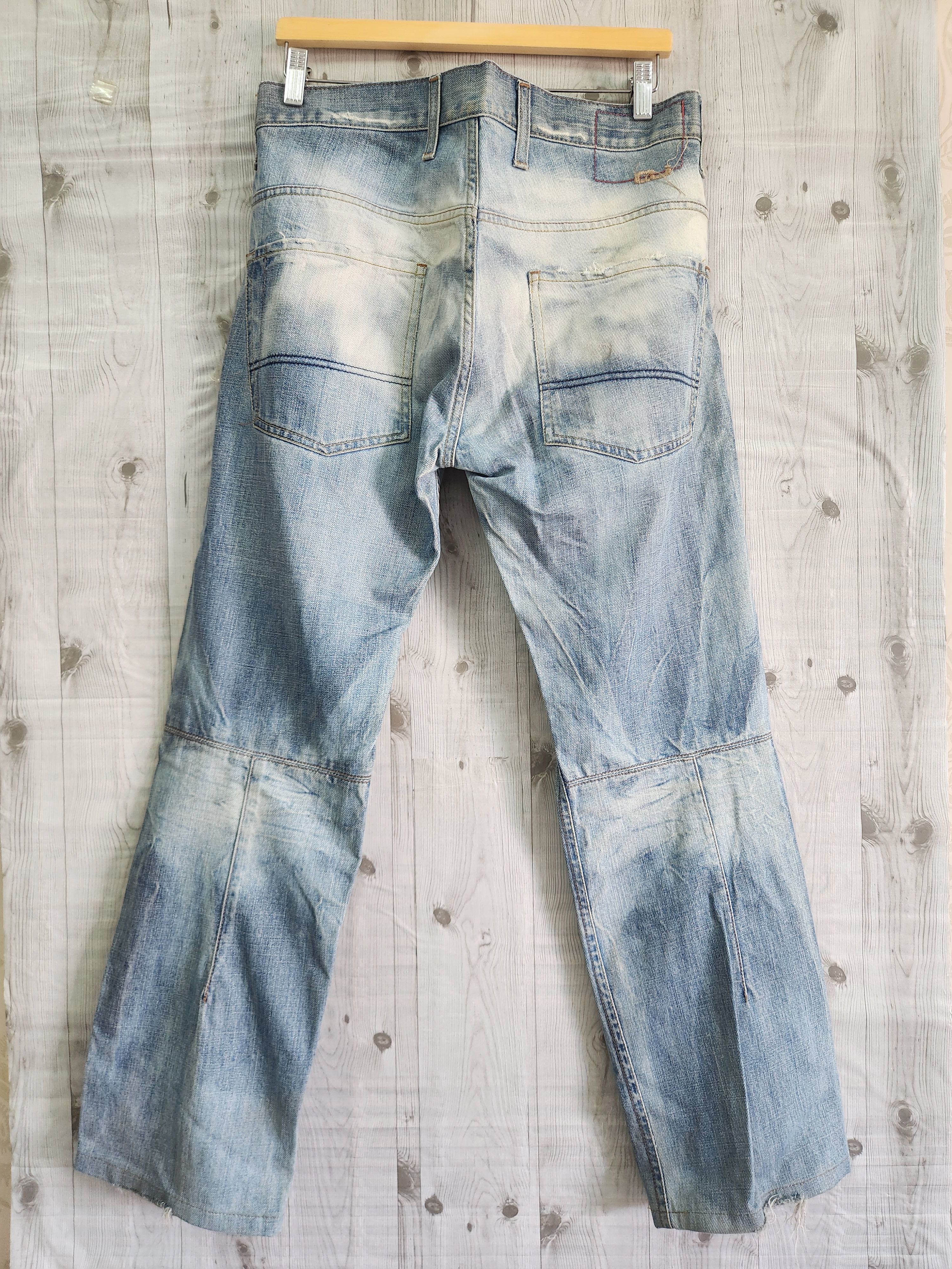 Italy Designer Casucci Distressed Denim Made In Italy - 21