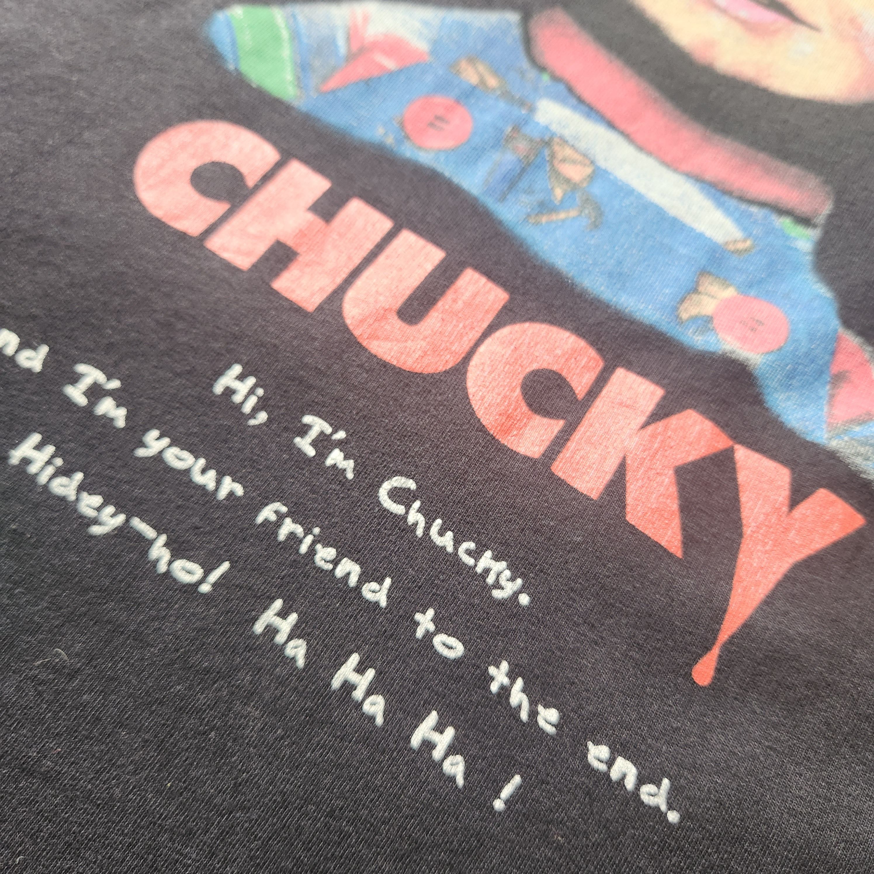 Uniqlo - Vintage Y2K Thrashed Horror Chucky Movie TShirt - 4