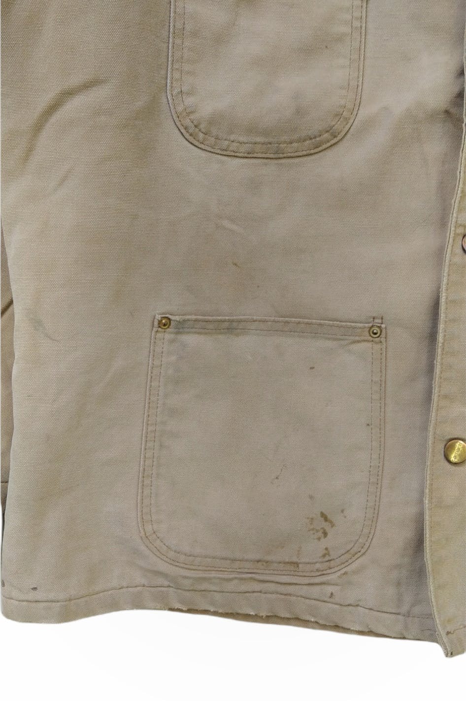 Very Sick!!Vintage Carhartt Tan Blanket-Lined Jacket - 14