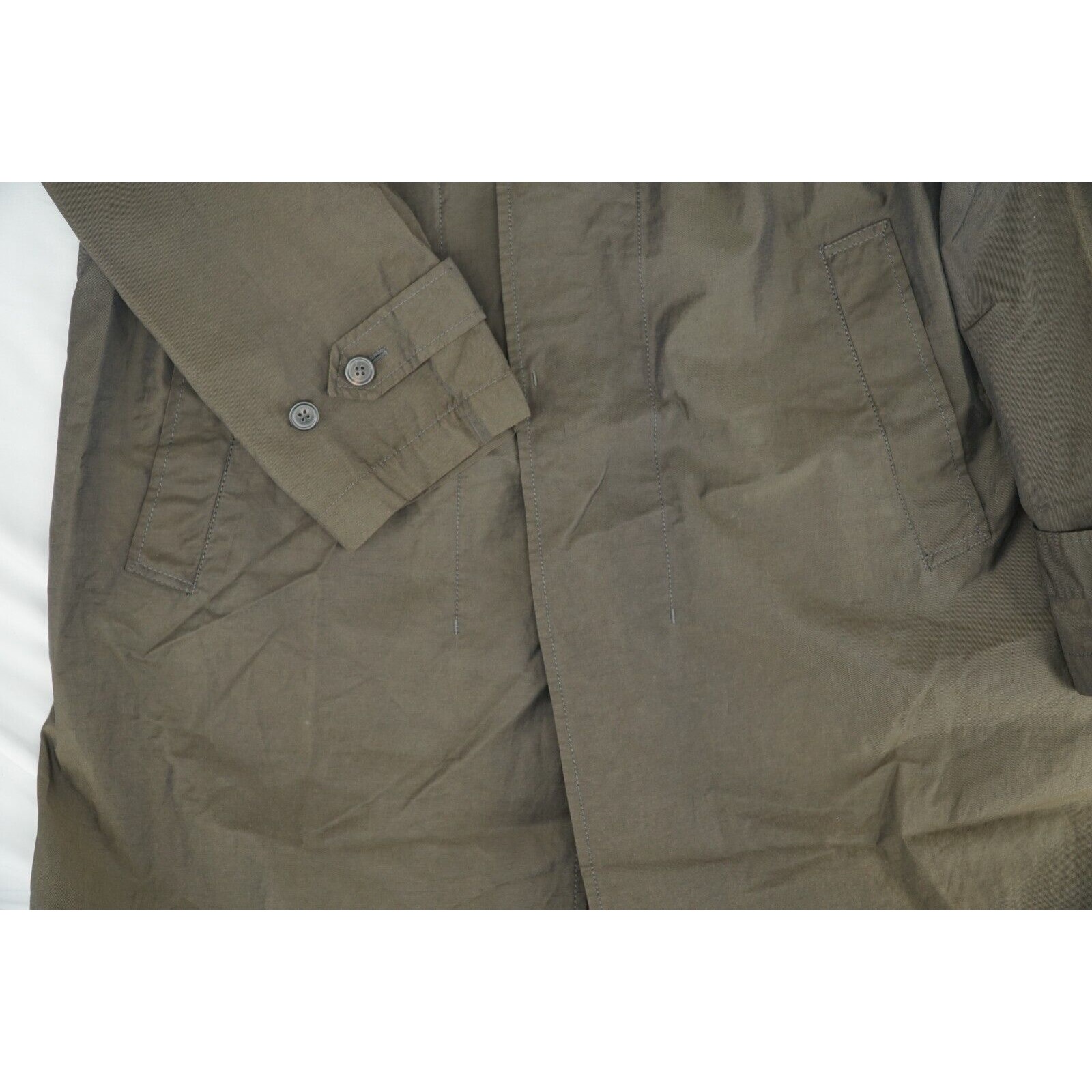 Lanvin Trench Coat Brown Iridescent - Sz 50 - 12