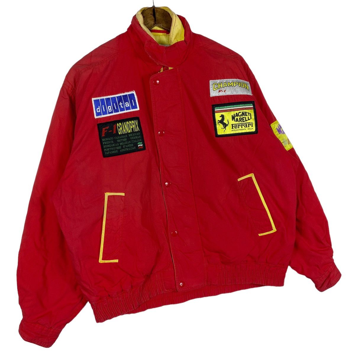 Vintage 90s Magneti Marelli Ferrari Bomber Jacket - 5