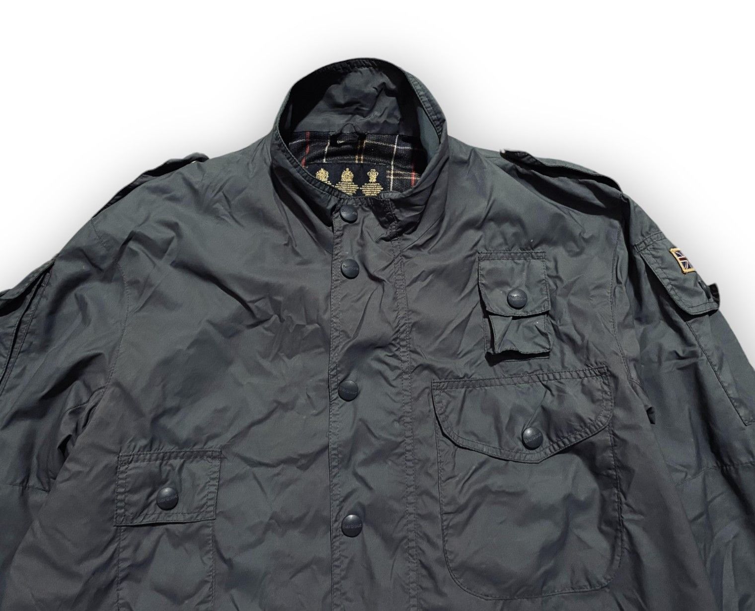 Barbour Jacket Cowan Commando Military Dark Green RRP £225 - 2