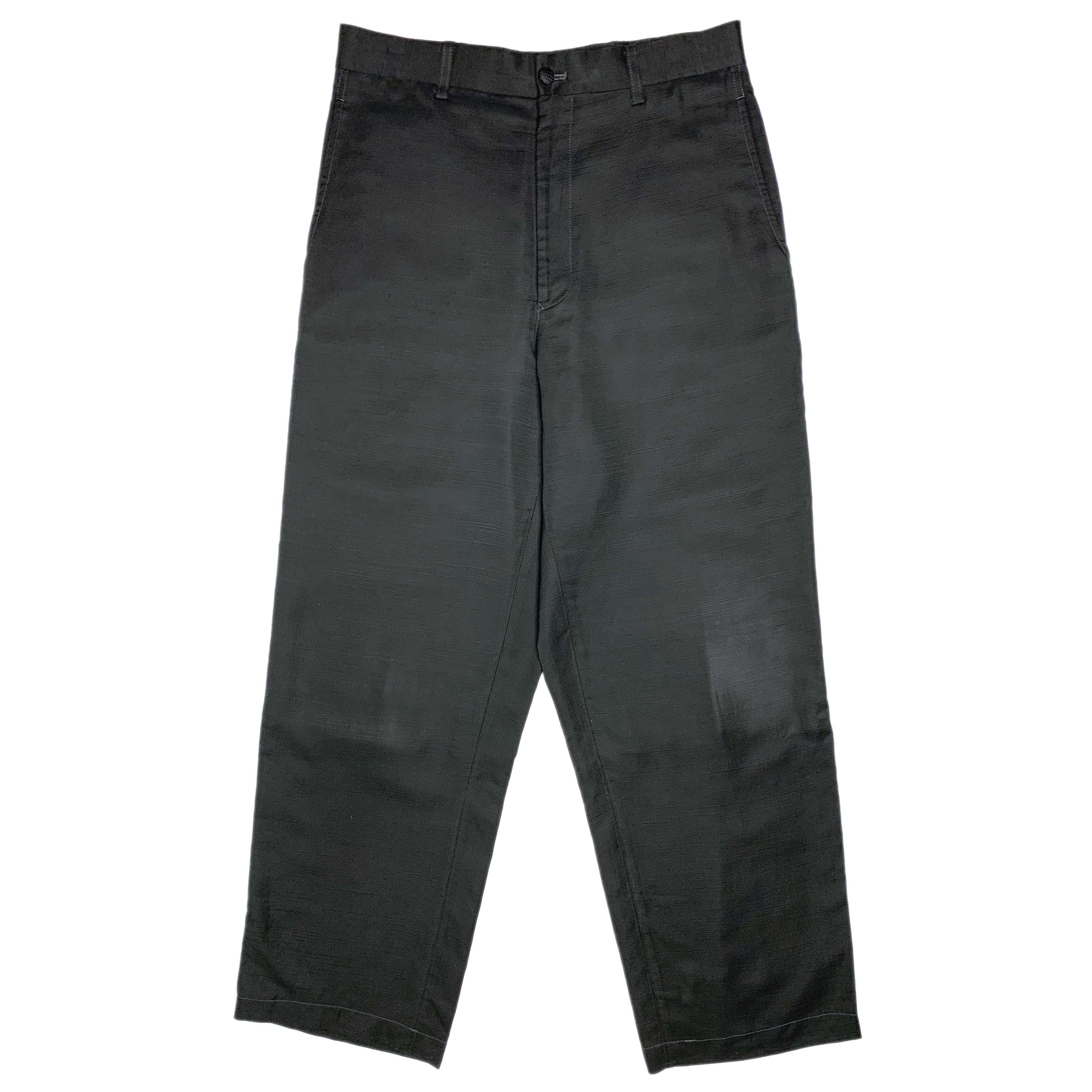 SS03 Raw Silk Pants - 1