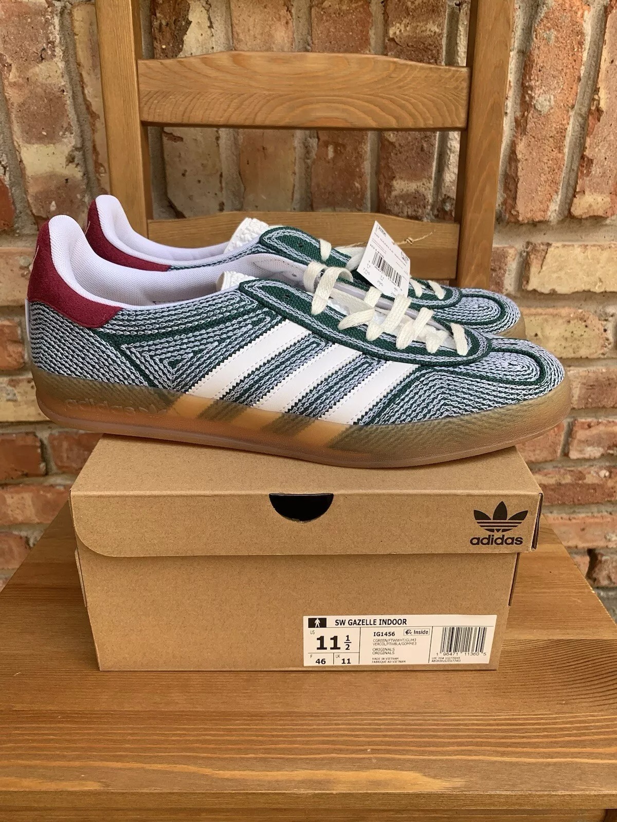 adidas Gazelle Indoor Sean Wotherspoon Hemp Green - 1