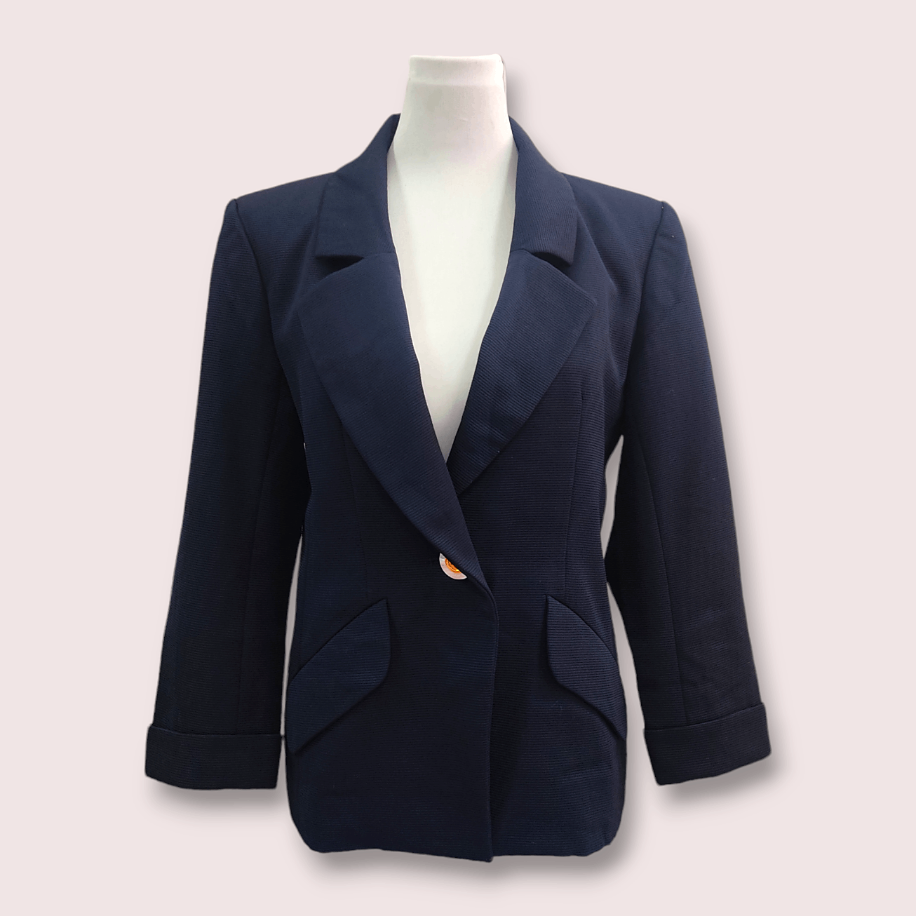 Vintage - Yves Saint Laurent Wool Single Button Blazer Jacket - 1