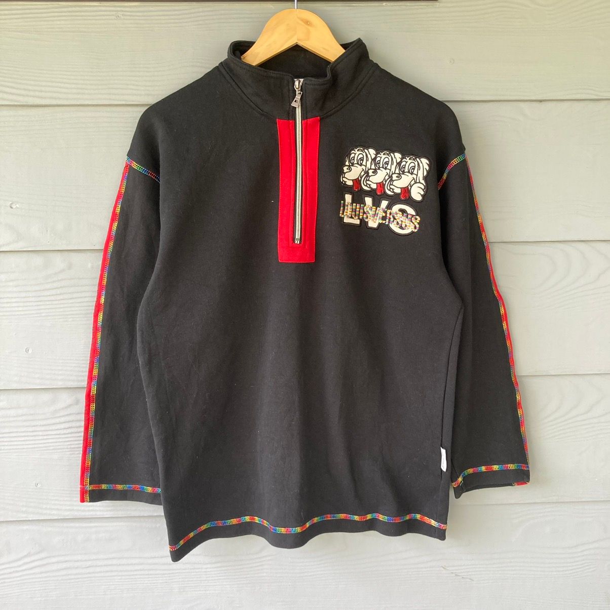 Vintage Louis Versus Black Sweatshirt - 1