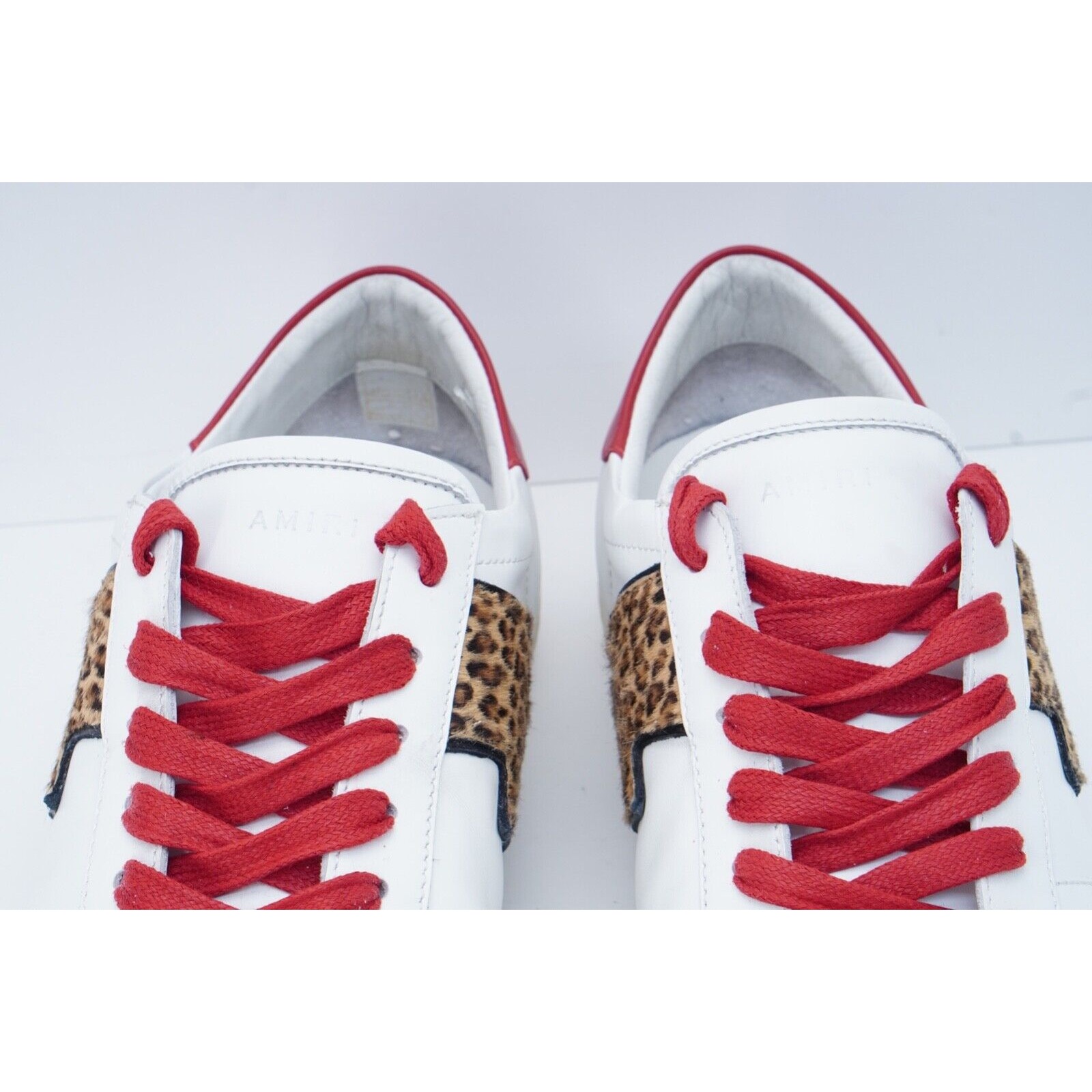 Amiri White Leopard Viper Low Sneakers Shoes Men's 44 / US 1 - 11