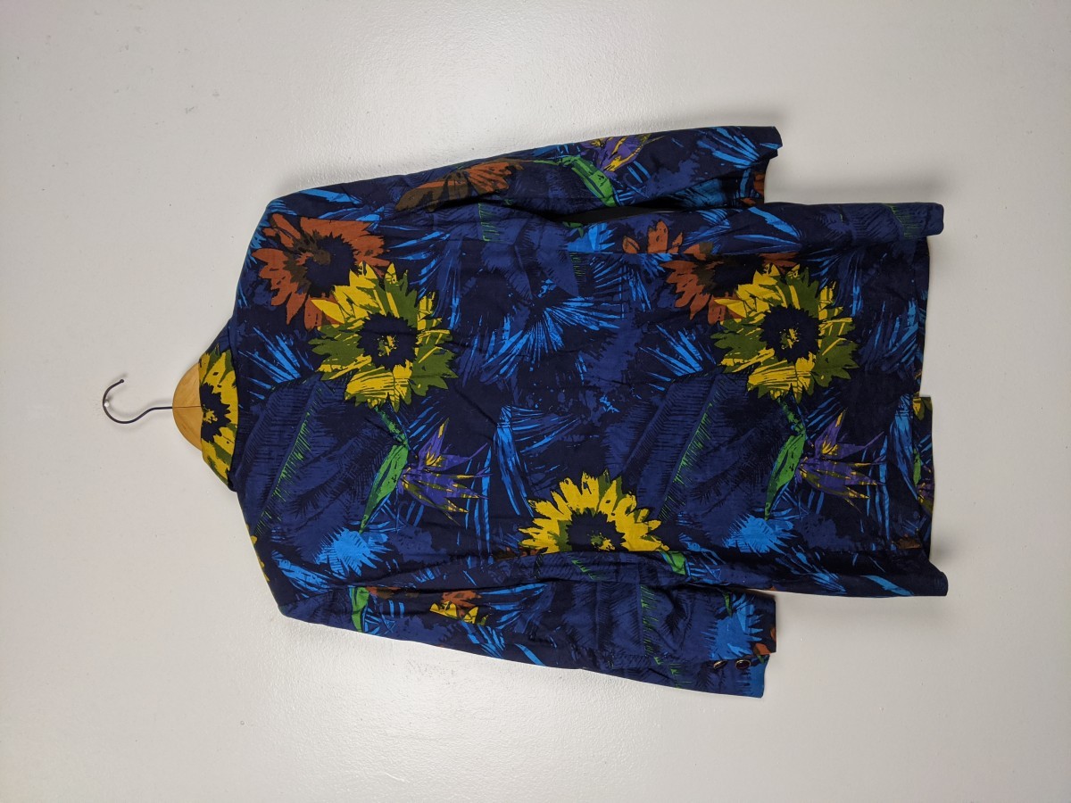 Hanae Mori - Art Floral Coat Blazer Jacket Femme - 5