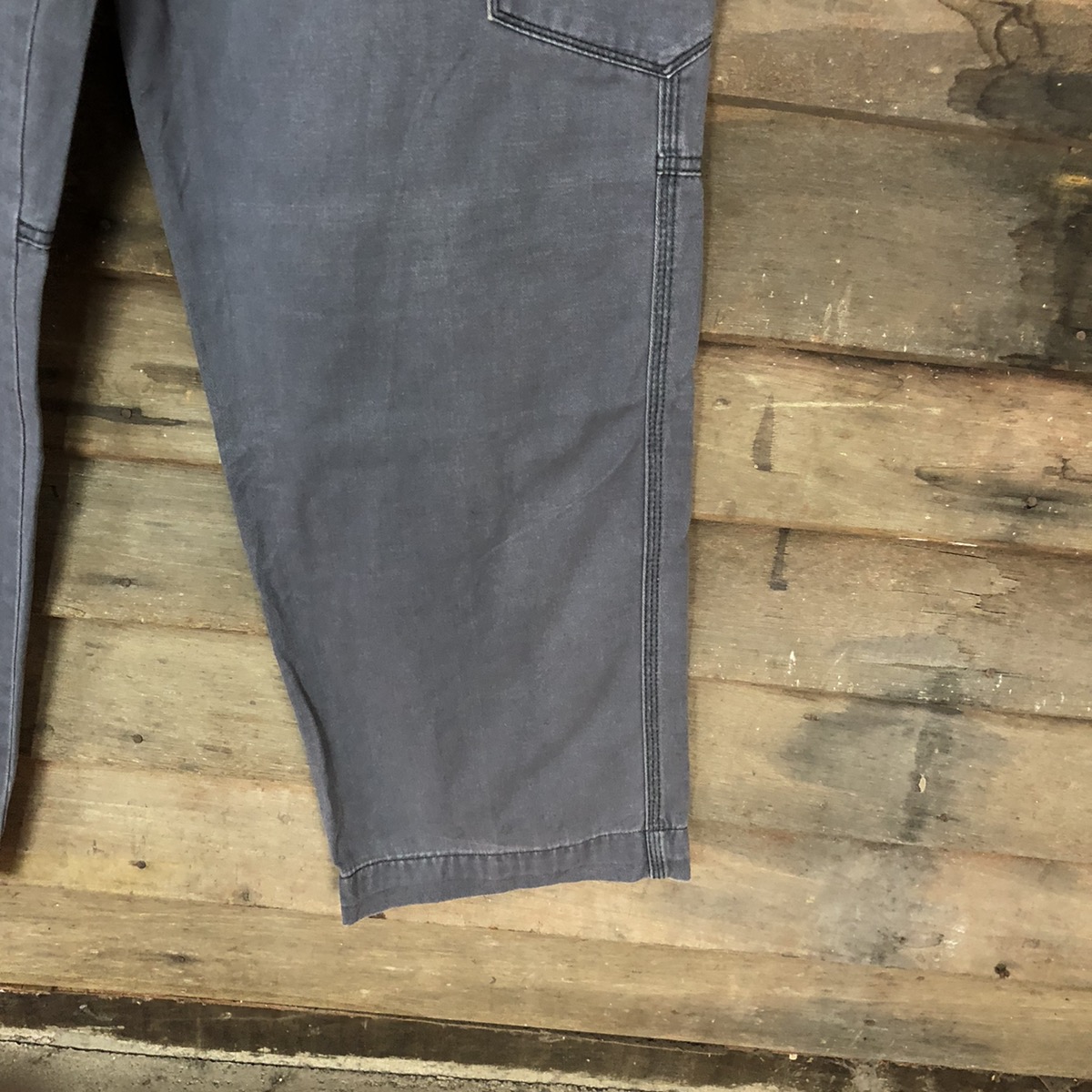 Straight Faded - Even River Grey faded utility Cargo Pants #3417 - 9