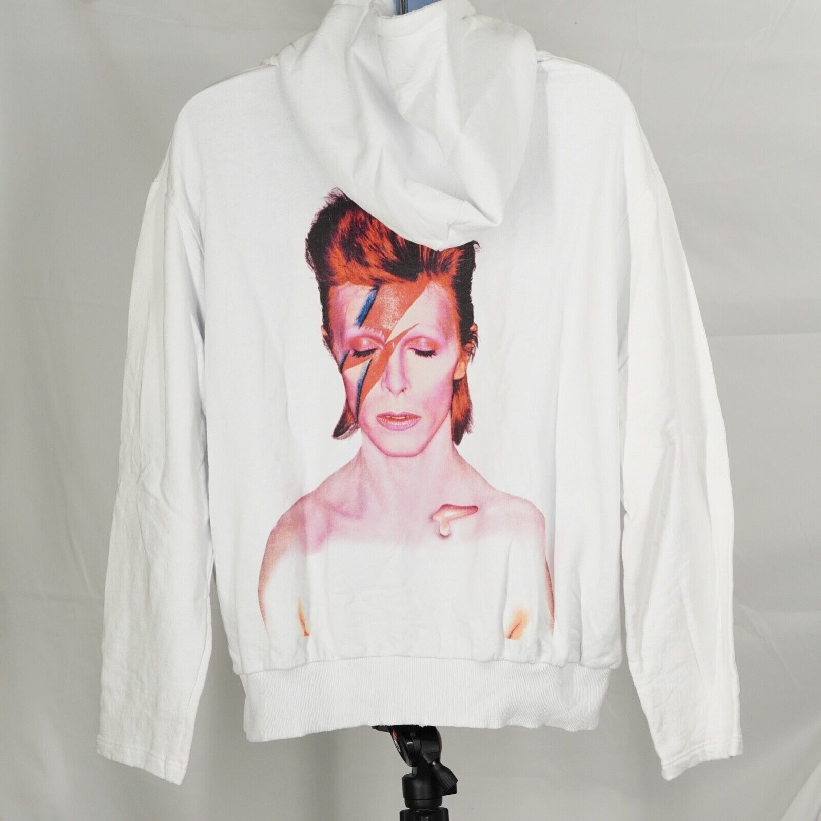 David Bowie IH NOM UH NIT Hoodie Sweatshirt White Paris M - 1