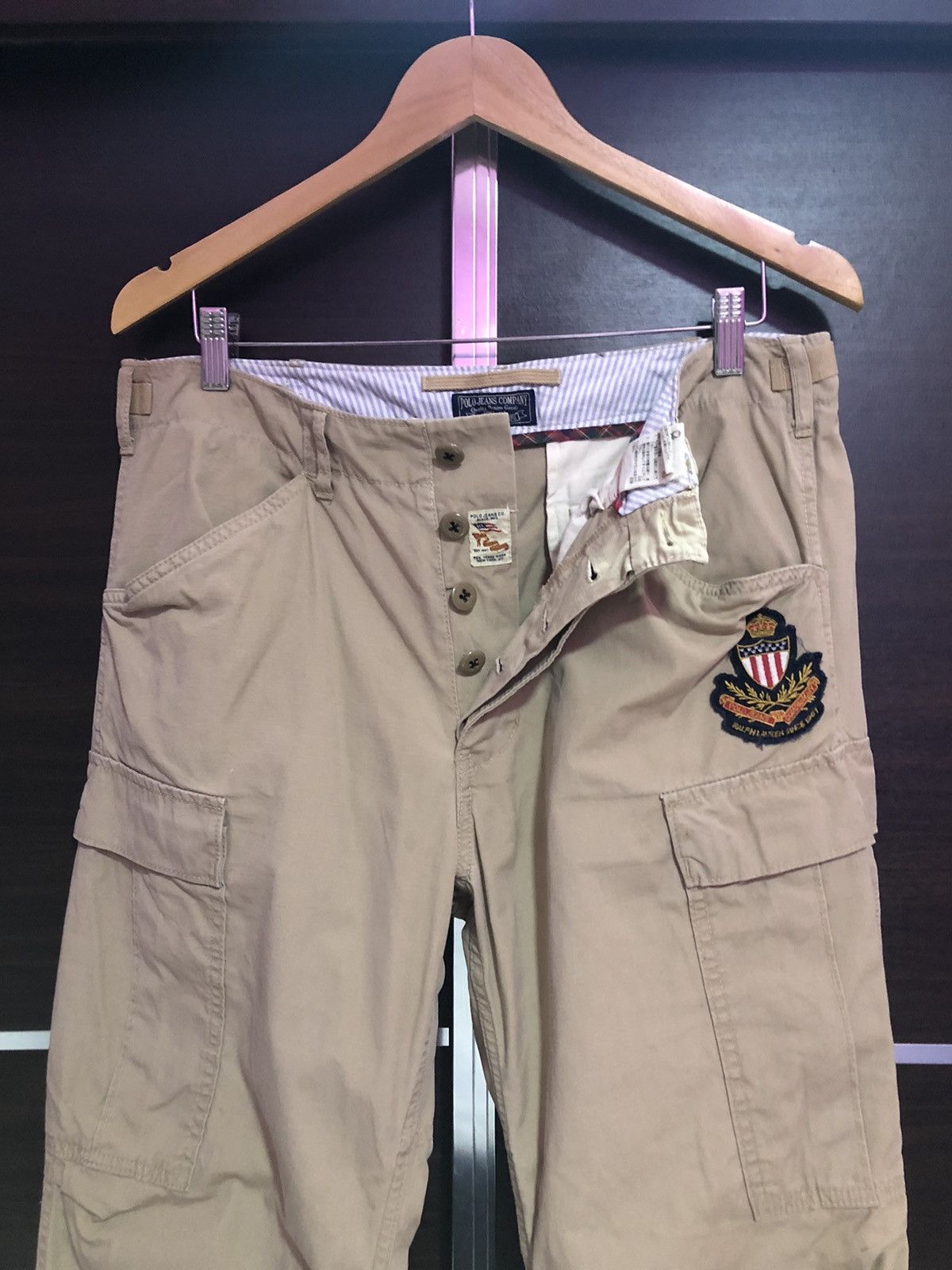 Polo Ralph Lauren Cargo Buttonfly Pant Made Japan - 6