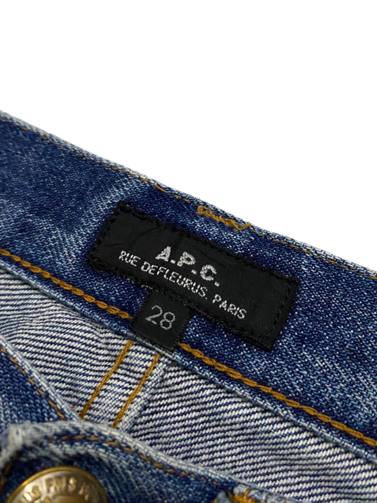 A.P.C. Rue De Fleurus Paris High Waisted Jeans - 3