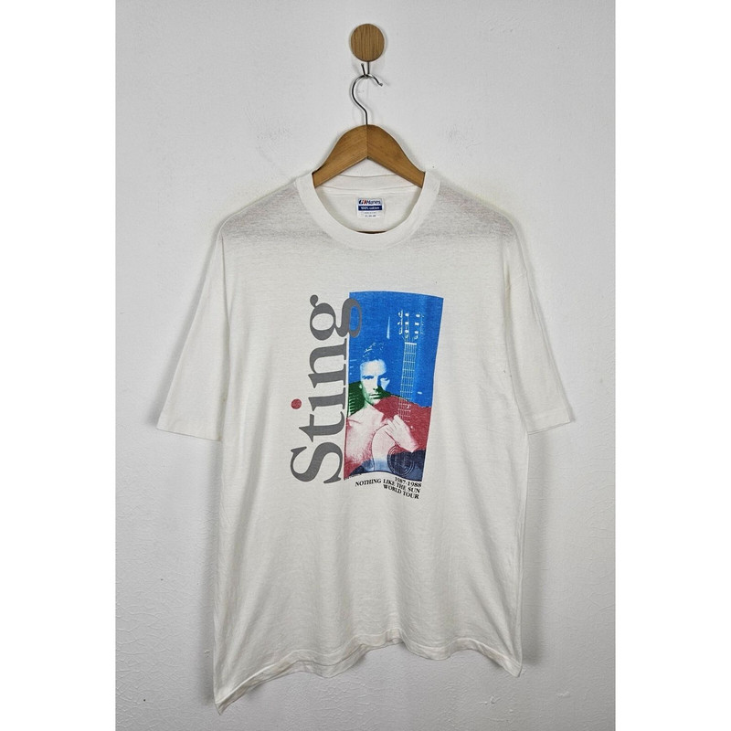 Band Tees - Vintage Sting Nothing Like the Sun World Tour 1988 shirt - 1