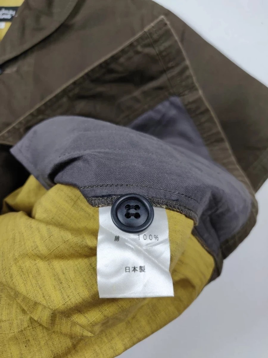 Japanese Brand - Lazy Hazy Planet Japan Button Ups Worker Shirt Outerwear - 6