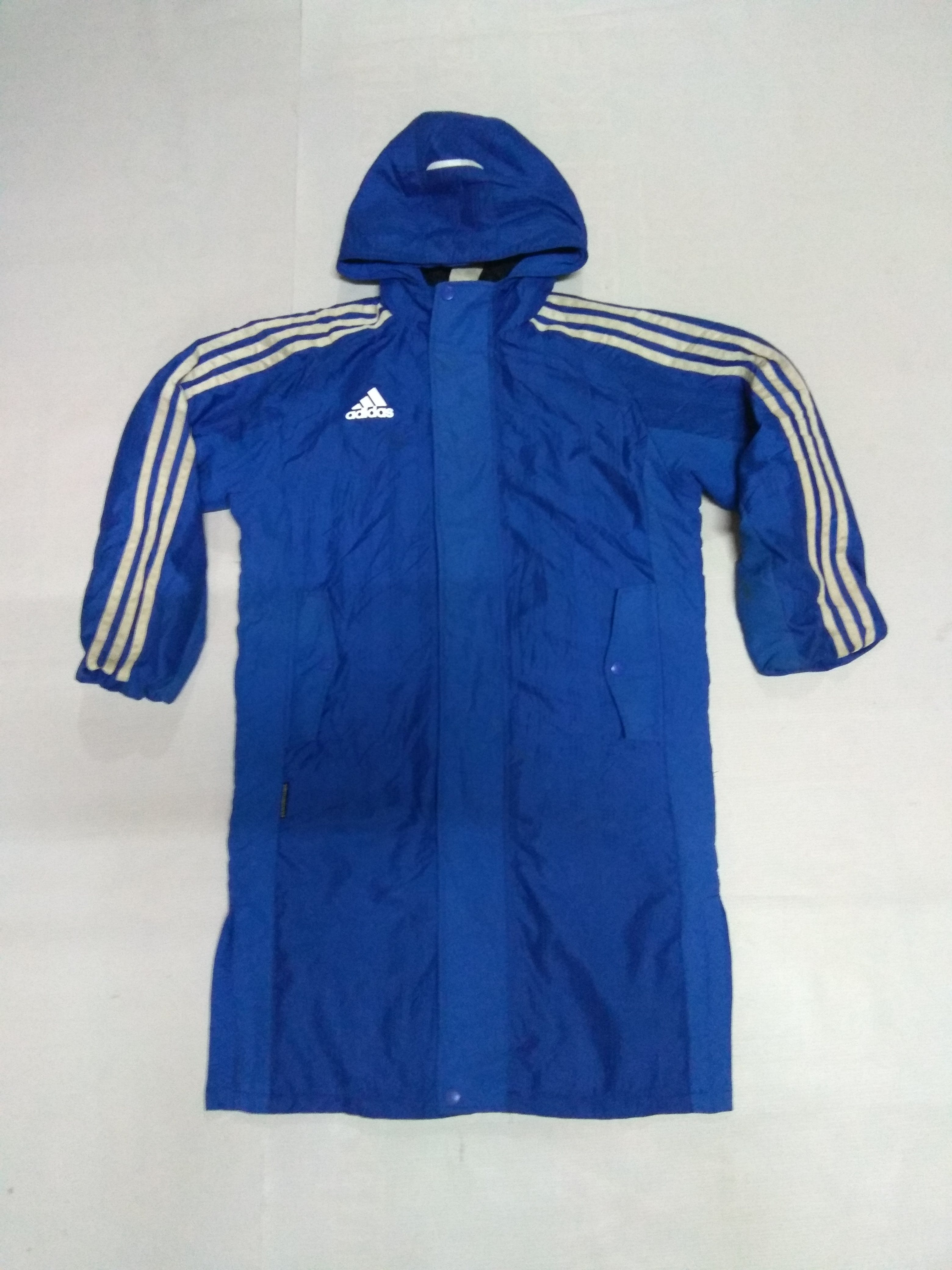 adidas spell out big logo long jacket - 2