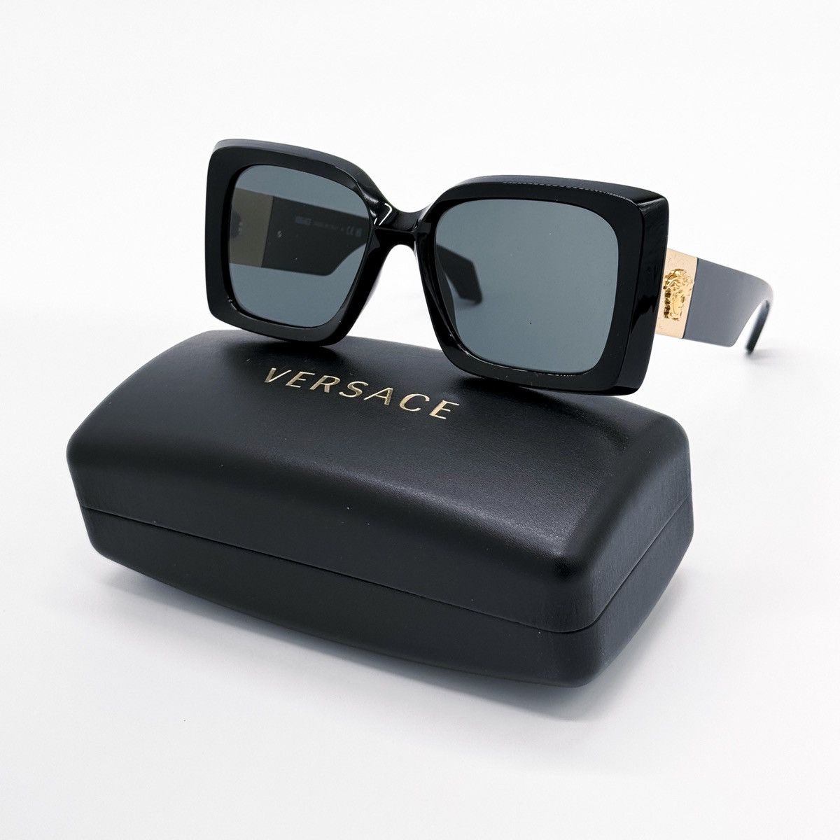 NEW VERSACE MOD 4467U GB1/87 BLACK VE4467U GB187 SUNGLASSES - 2