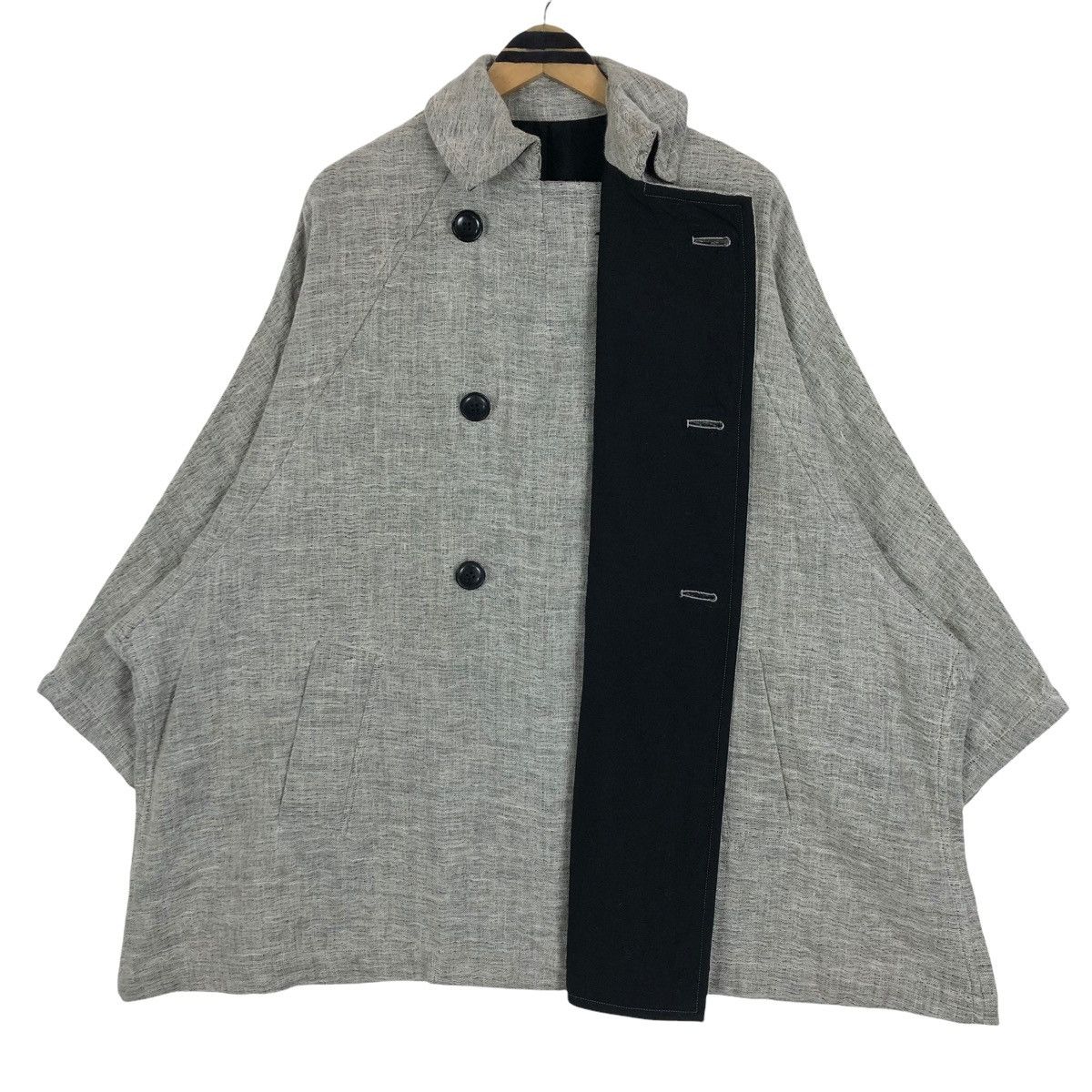 Vintage Y’s Yohji Yamamoto 2010 AW Wool Double Breasted Coat - 12