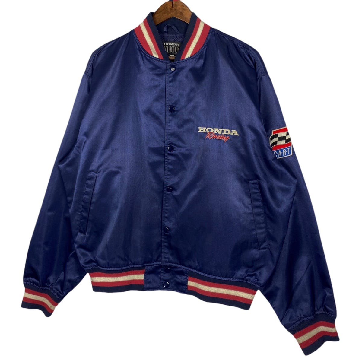 Vintage Honda Racing Team Snap Button Jacket - 5