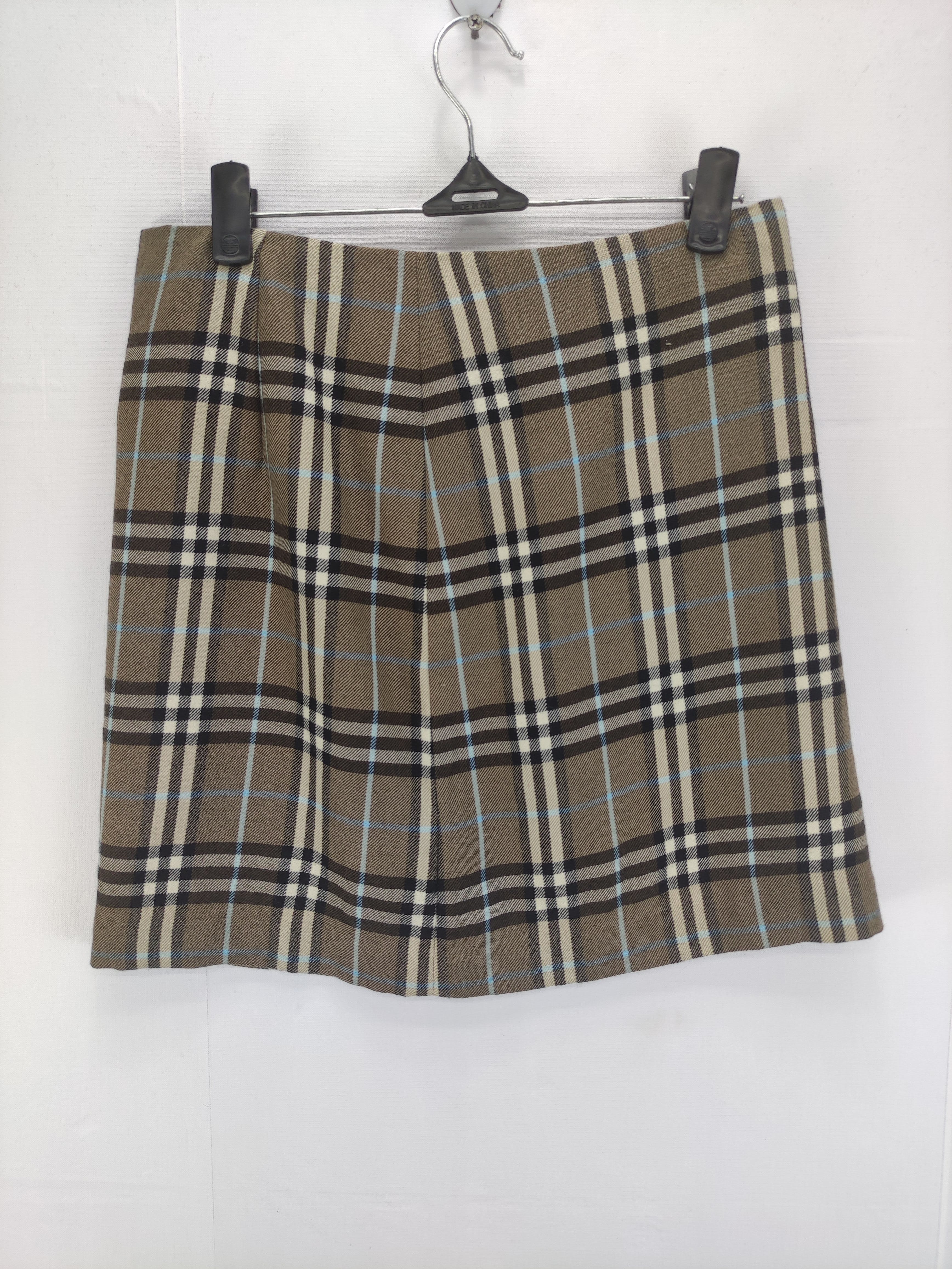 Vintage Burberry London Mini Skirt Nova Check - 7