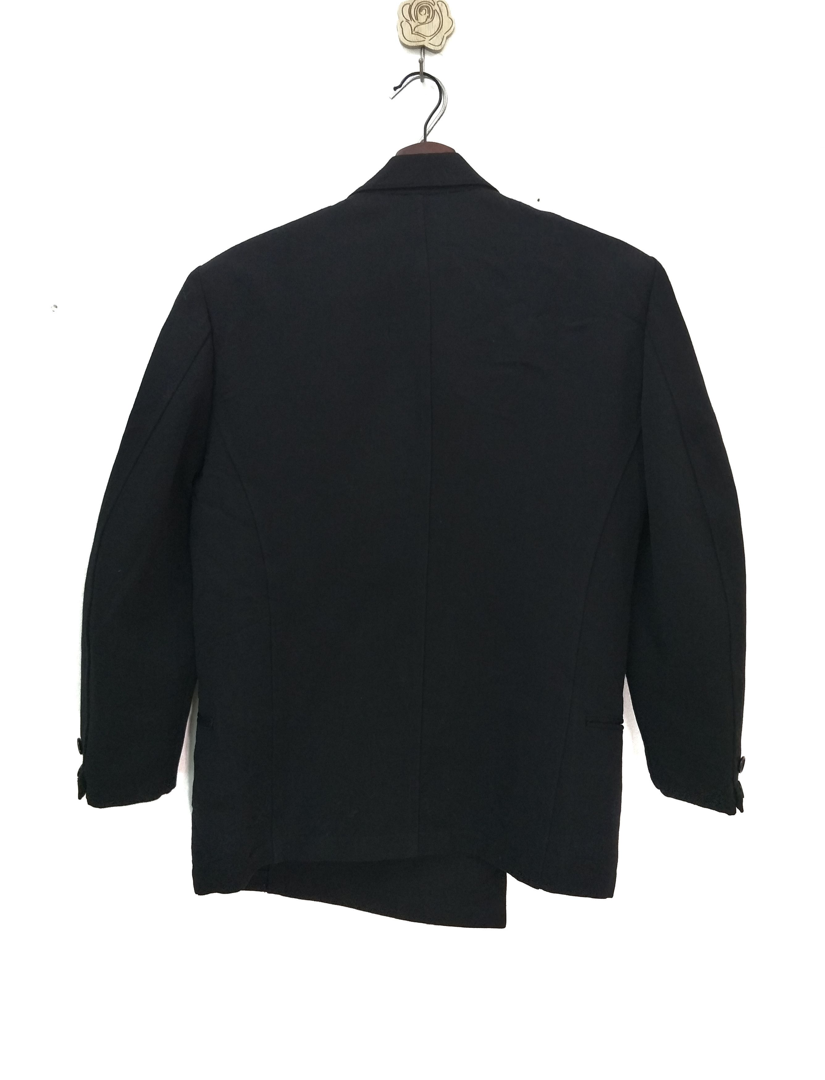 Yohji Yamamoto Y's Black Double Breasted Coat Vintage - 2