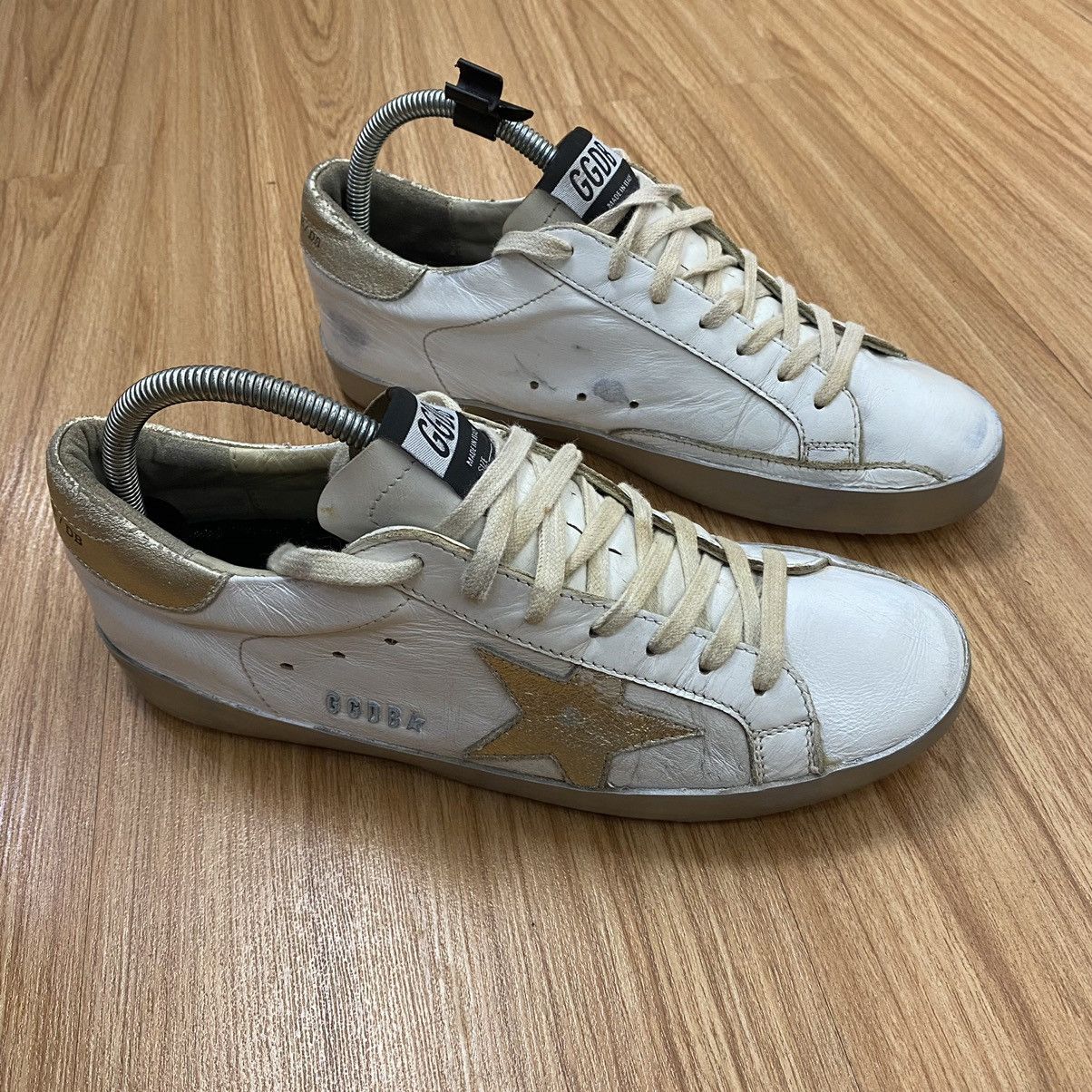 💥GOLDEN GOOSE SUPERSTAR WHITE SNEAKERS SIZE 40 - 1