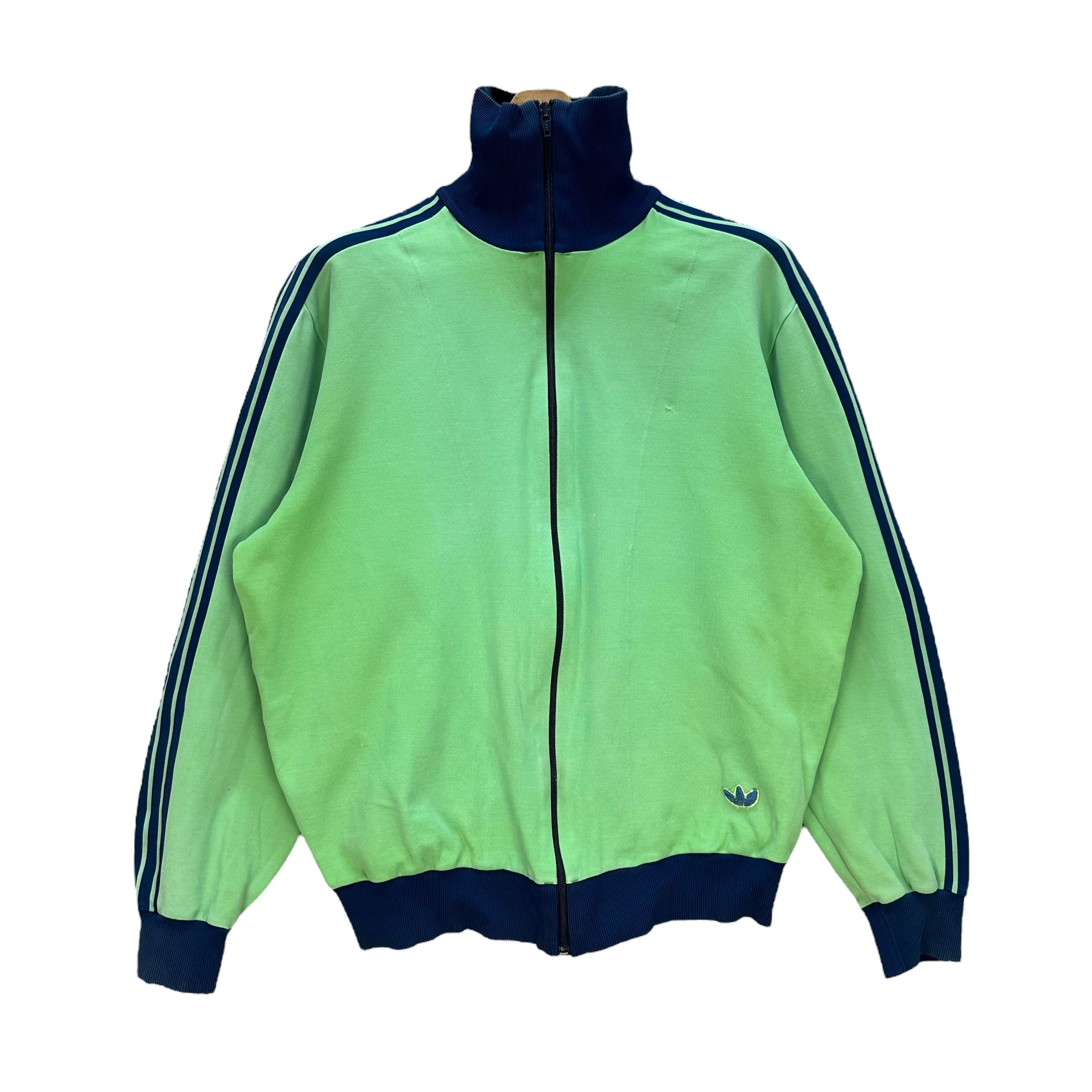 ADIDAS WEST GERMANY GREEN TRACK TOP JACKET #8817-028 - 1
