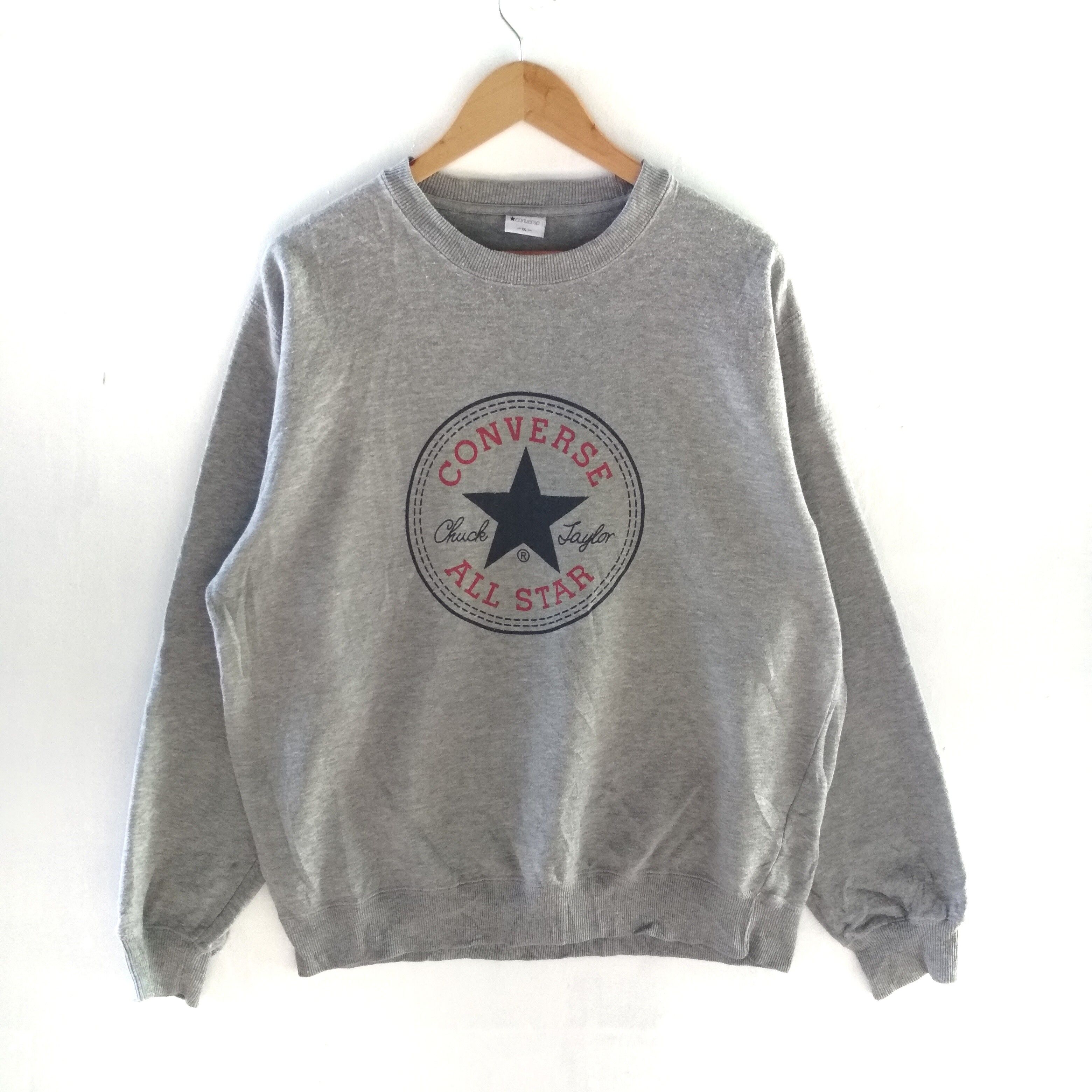CONVERSE Chuck Taylor ALL STAR Big Logo Sweatshirt Swag - 1