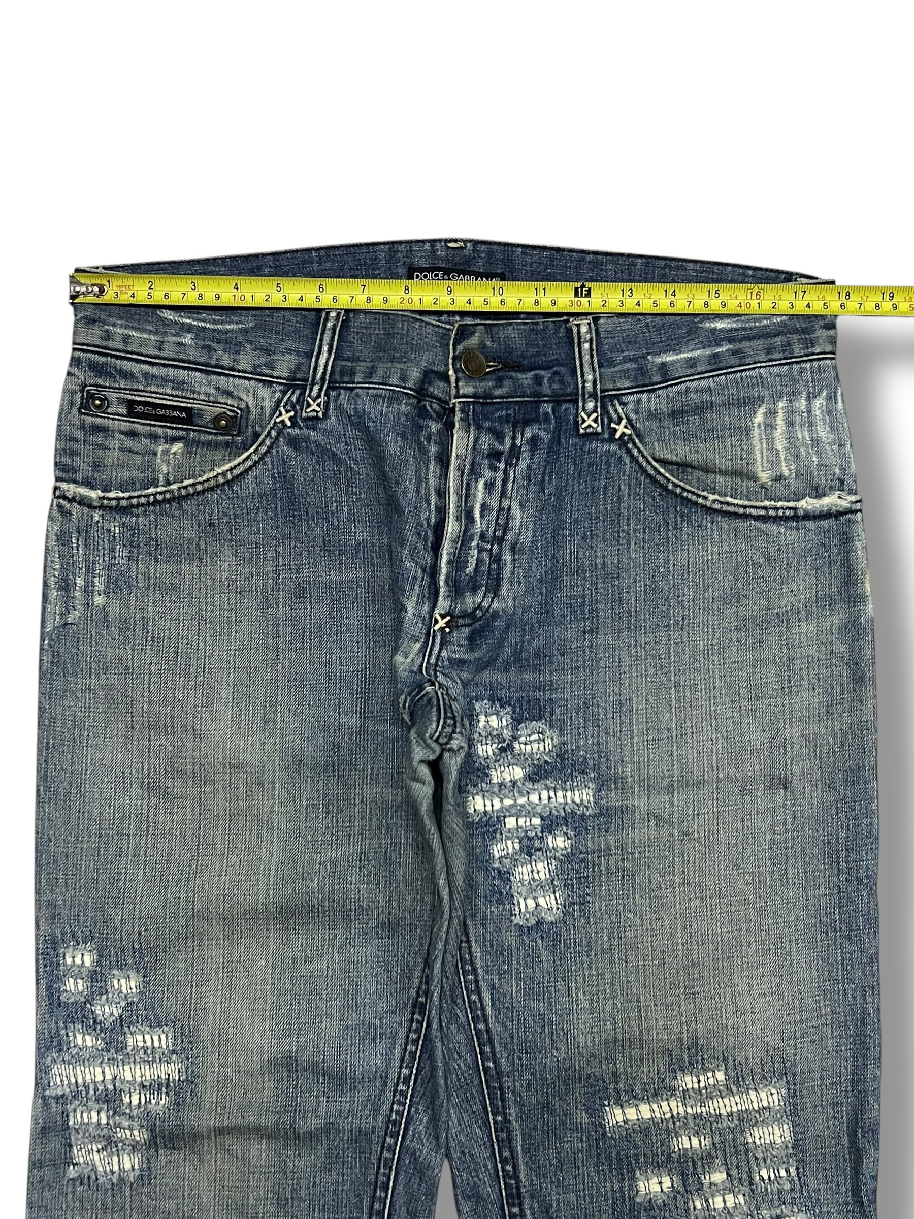 Dolce&Gabbana Vintage Distressed Denim Jeans - 14