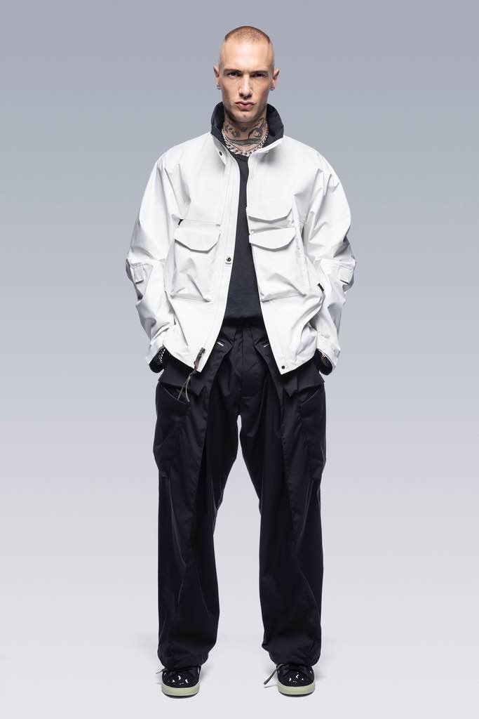 ACRONYM J28-GT 3L Gore-Tex Pro Interops Jacket WHITE | peternboxer |  REVERSIBLE