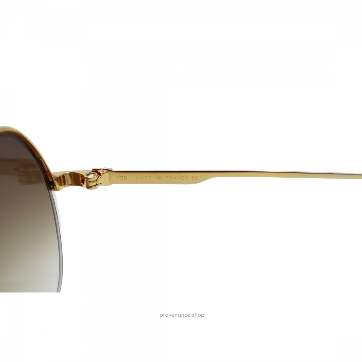 Cartier Vintage Orsay Sunglasses - Gold - 8