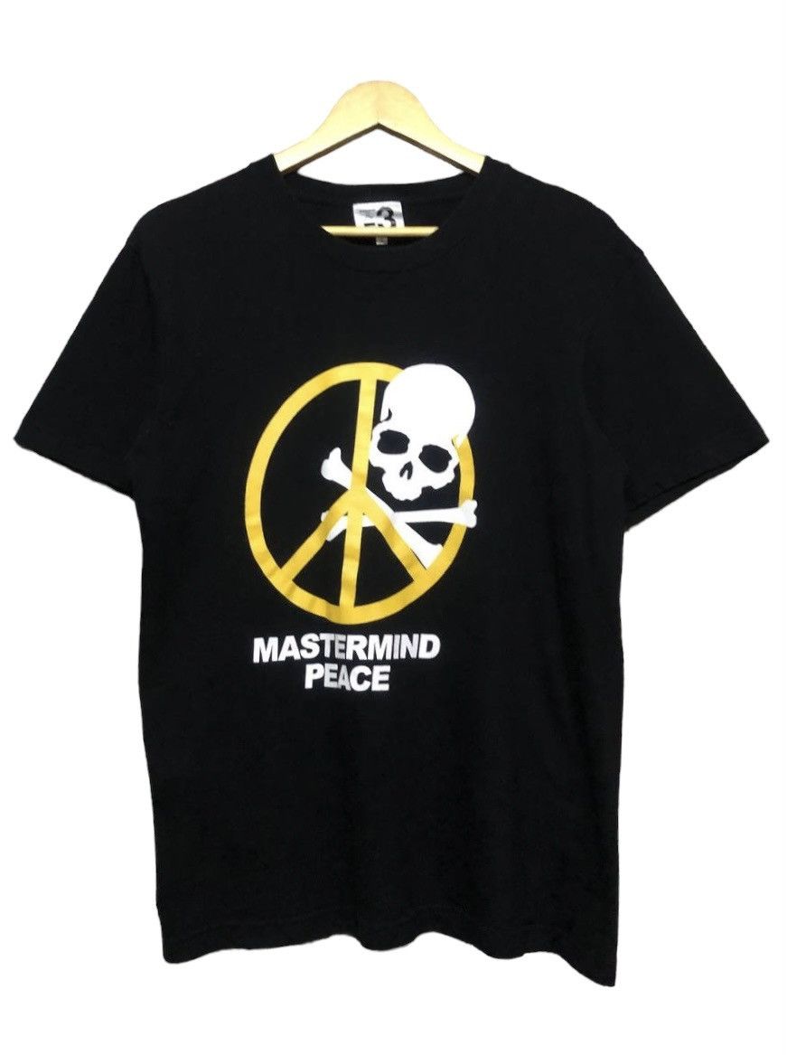 Mastermind Japan Peace Black & Gold Tee - 3