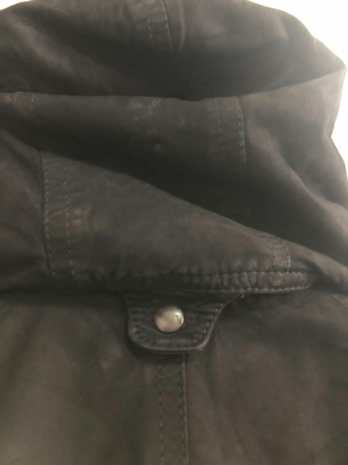 🔥1of1 ERMENEGILDO ZEGNA Pelle Leather Jacket Hoodie Italy - 14