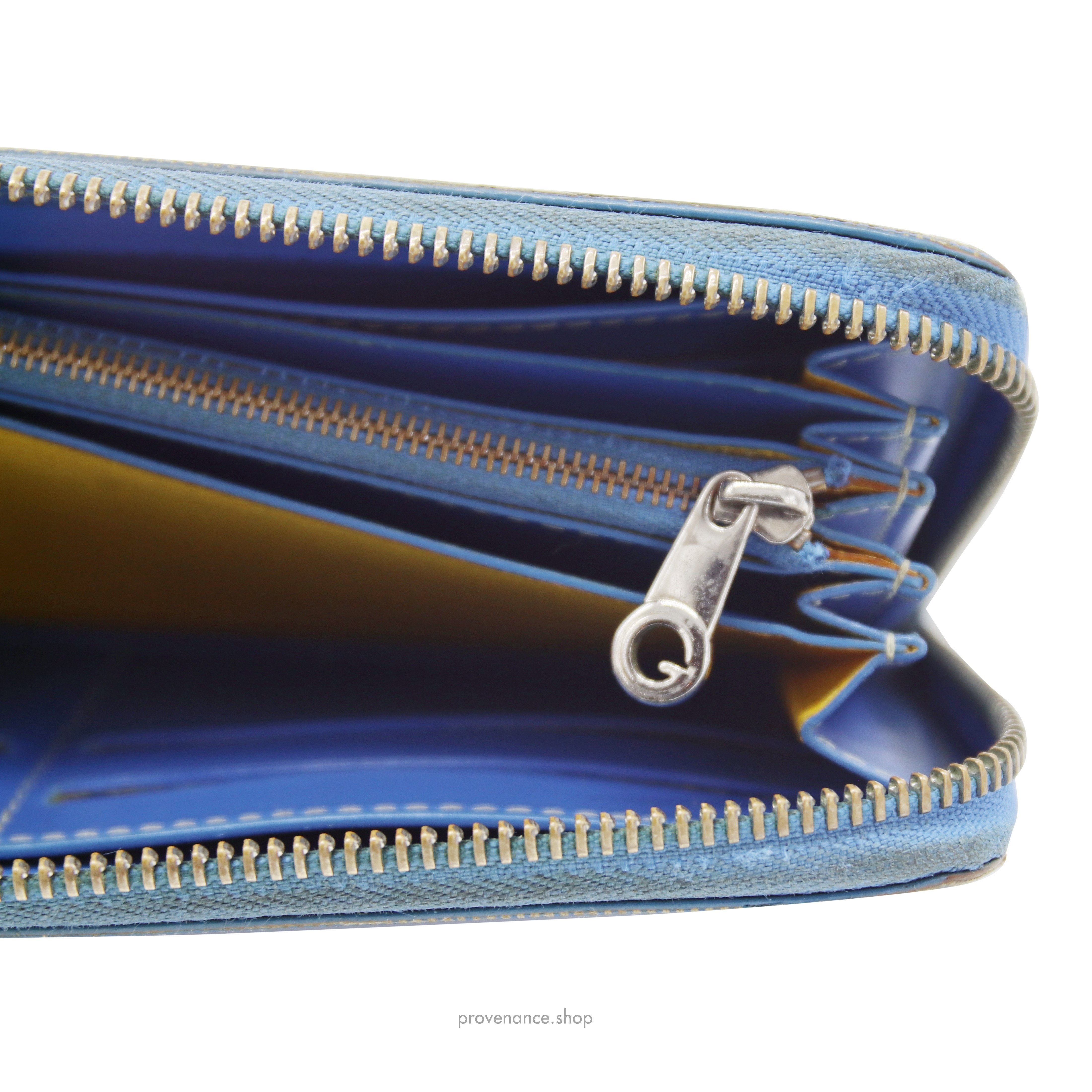 Goyard Matignon Zipped Wallet - Sky Blue Goyardine - 15