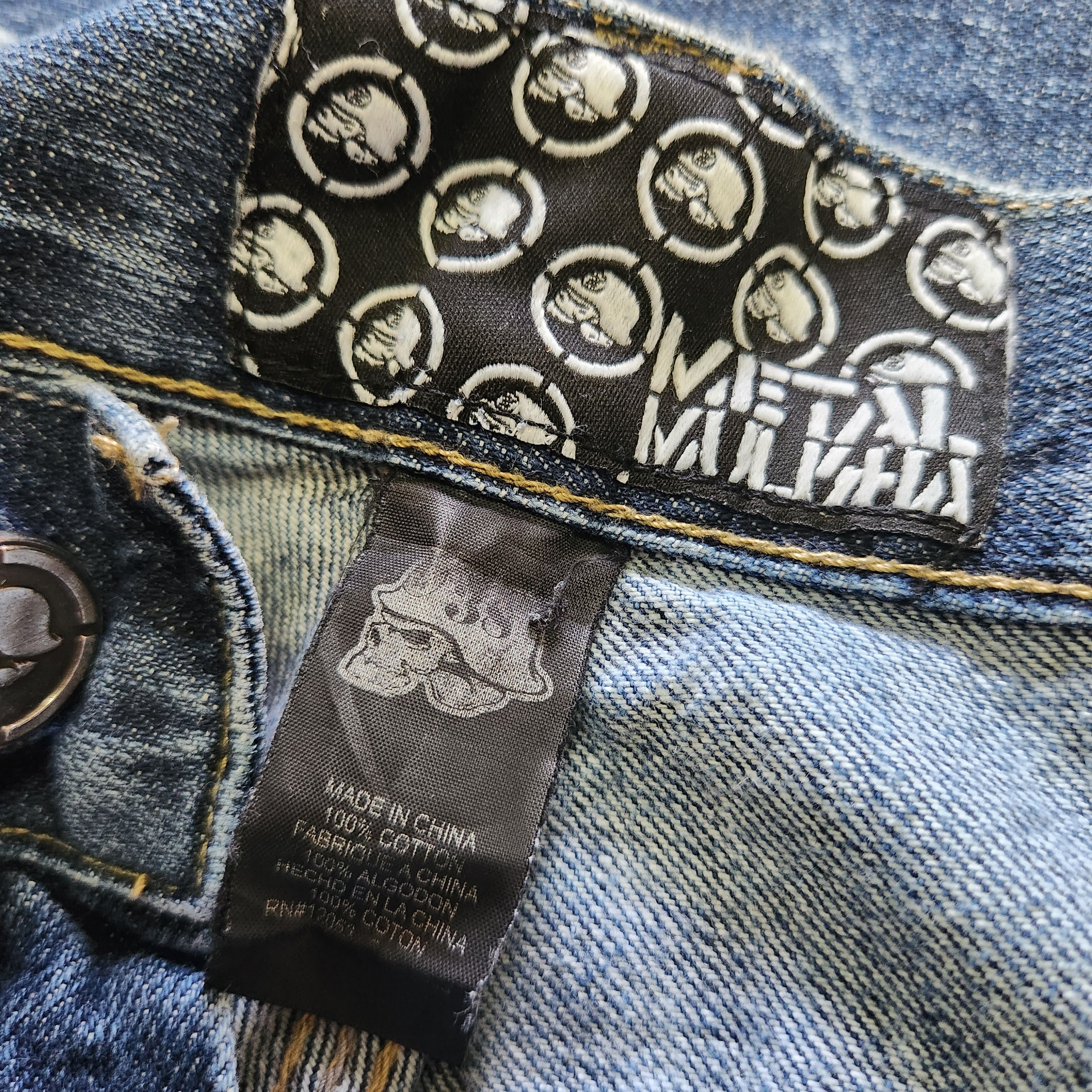 Vintage Metal Mulisha Baggy Denim Punk Metal Rock Jeans - 15