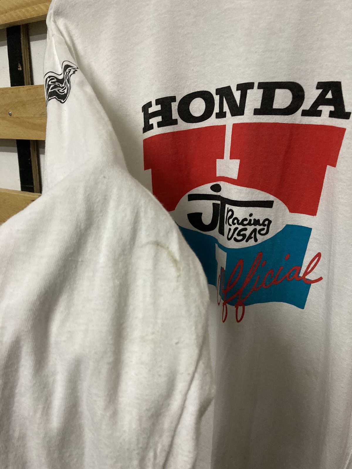 Vintage Honda JT Racing USA Taichi Inc Long Sleeve Tshirt - 8